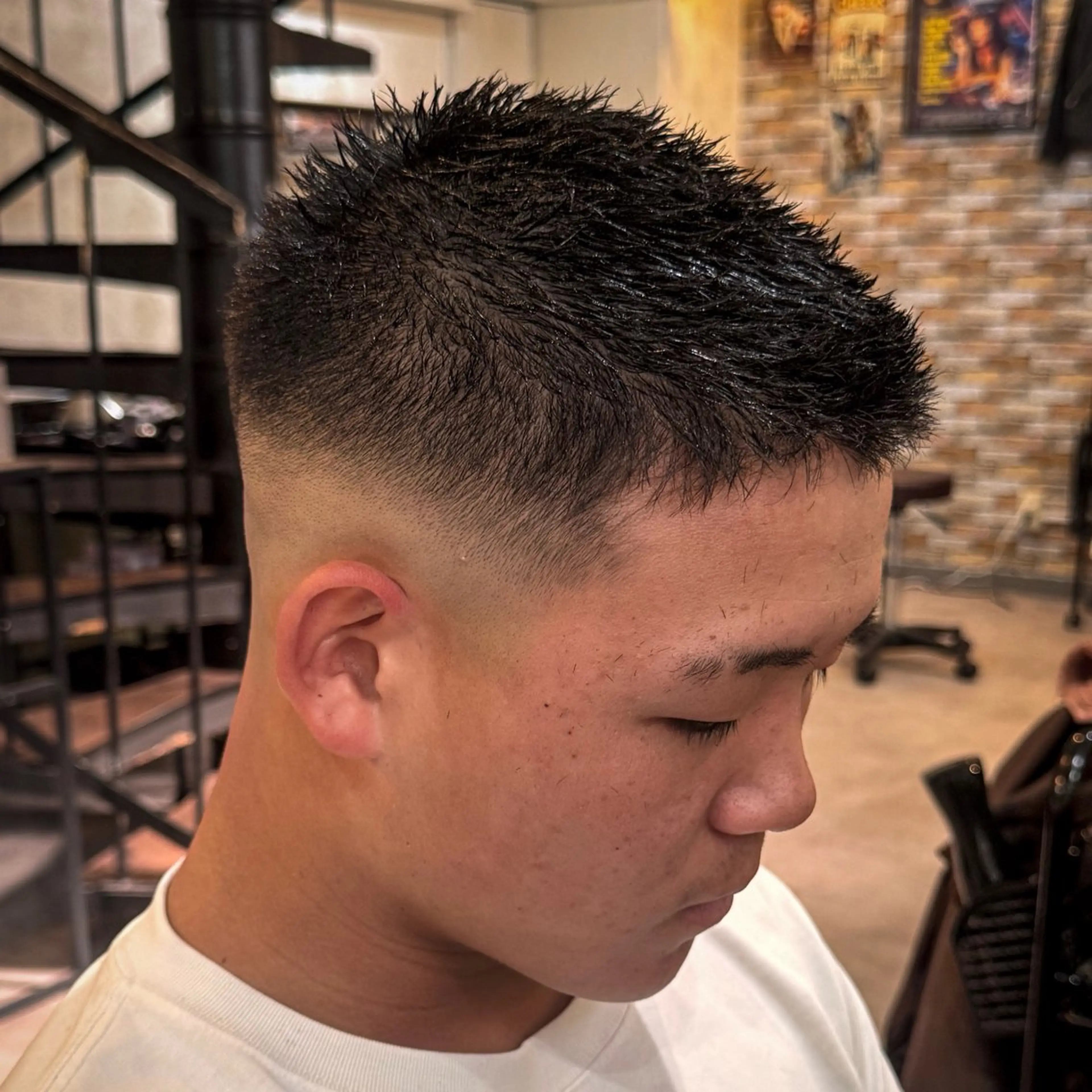 ショート メンズ フェードカット スキンフェード カット 立川メンズカット/ メンズパーマ💈三上のヘアスタイル