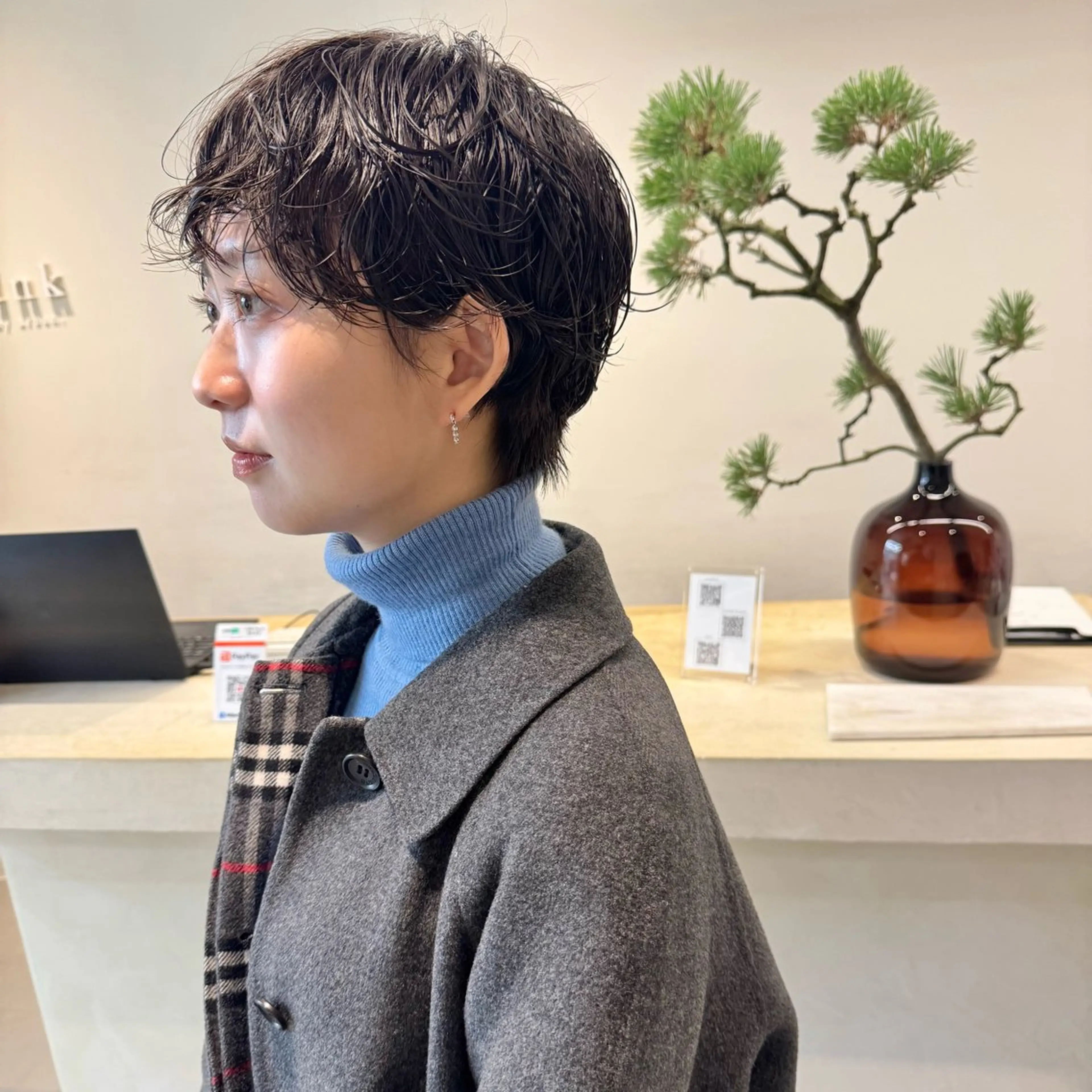 ショート パーマ ショートヘア カット パーマ トリートメント ショート・ボブ ・ウルフ✂︎IMAIのヘアスタイル