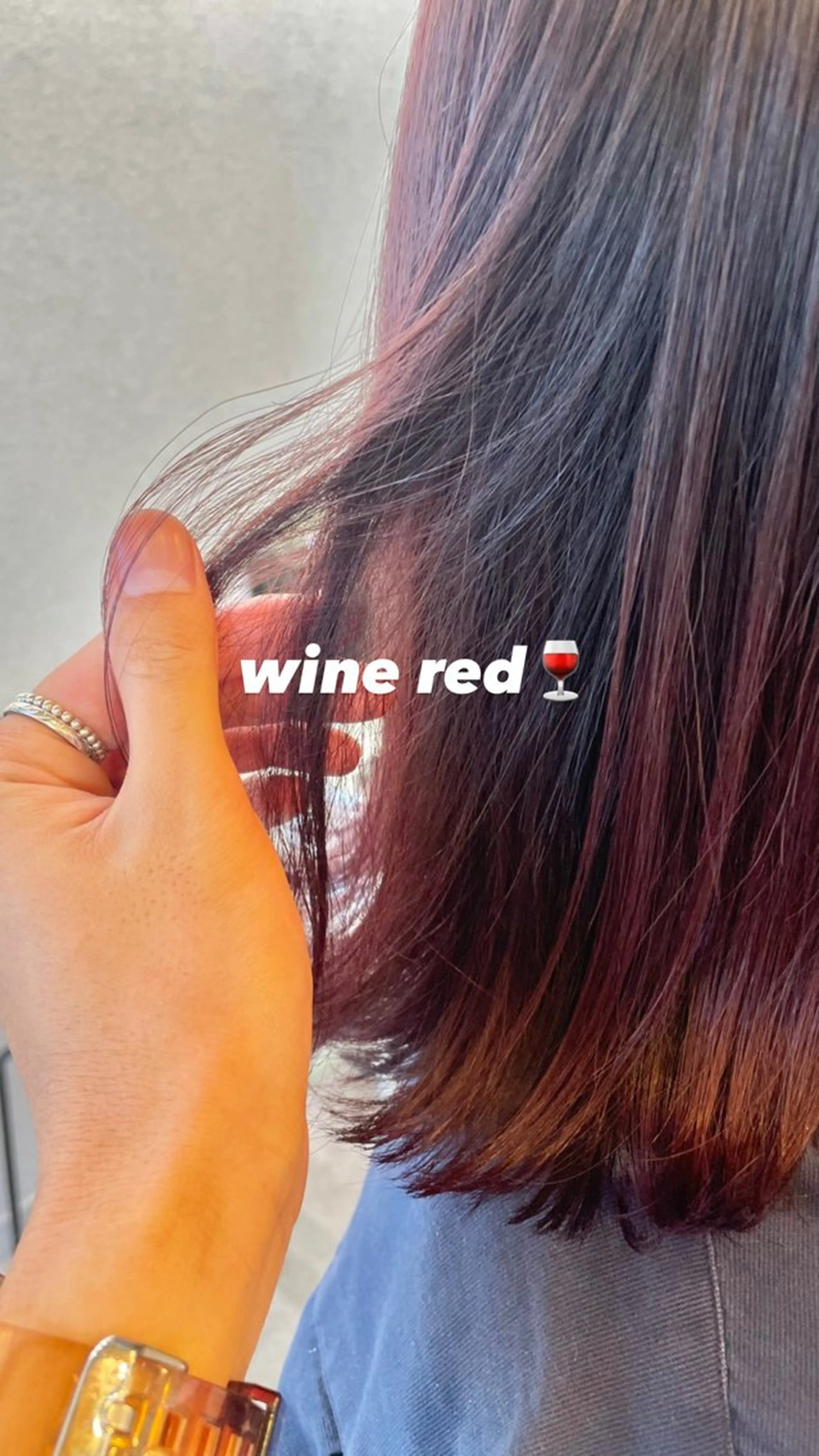 ミディアム カラー ヘアカラー トリートメント レイン🌏🌱 似合わせ/ハイトーンのヘアスタイル