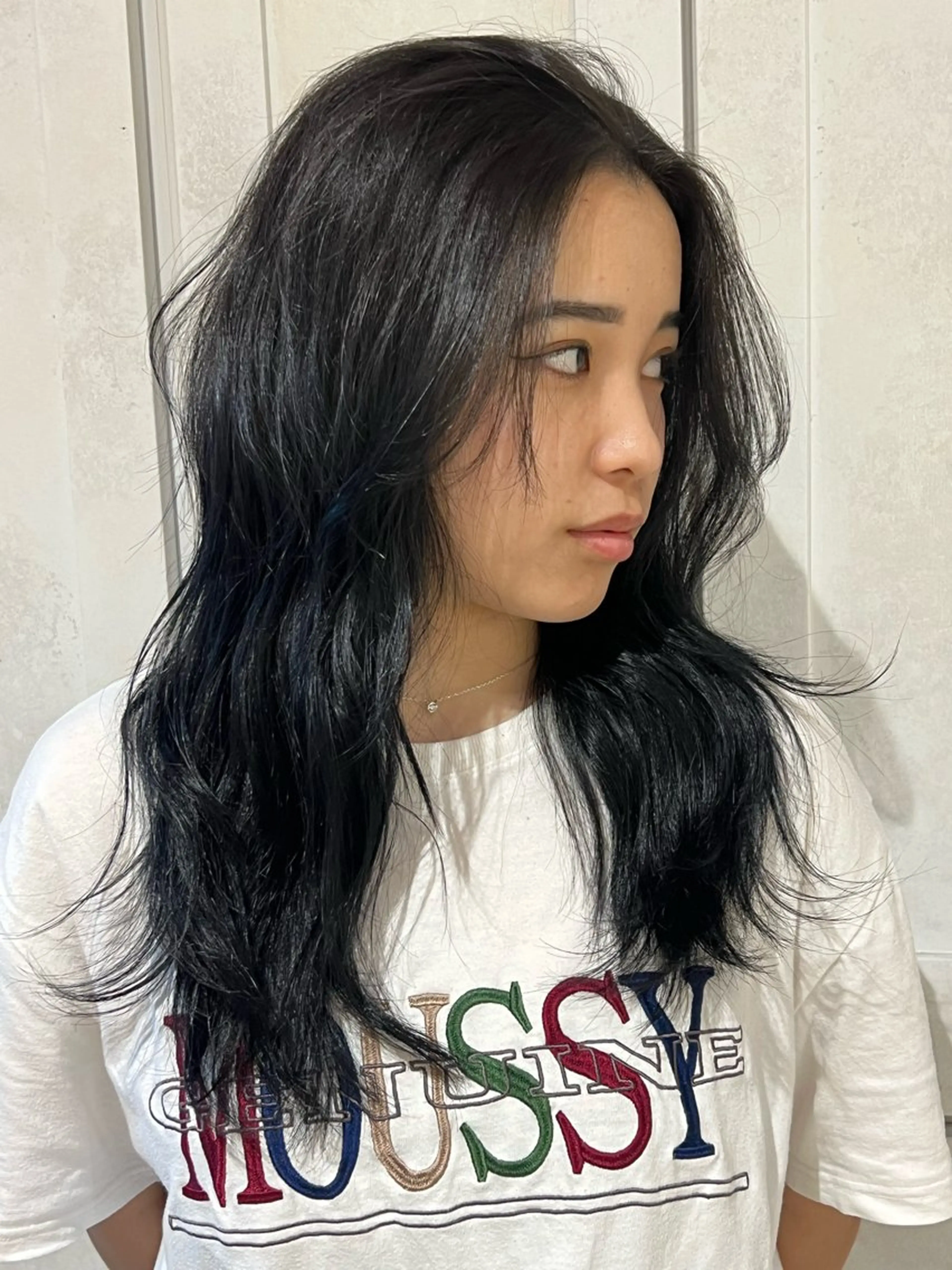 セミロング カラー 名古屋/落ちる黒 黒染め落としのヘアスタイル