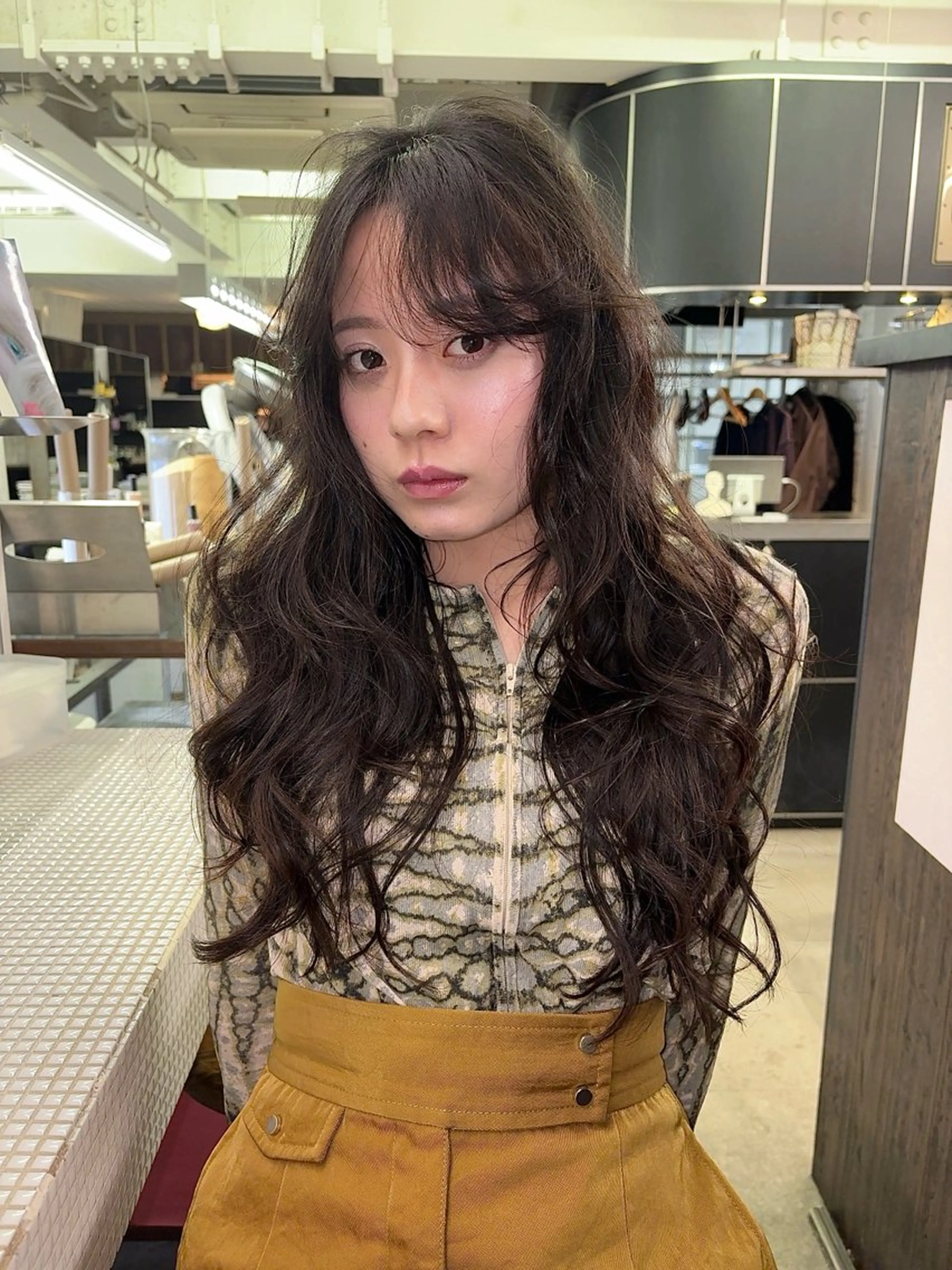 ロング 工藤 姫和のヘアスタイル