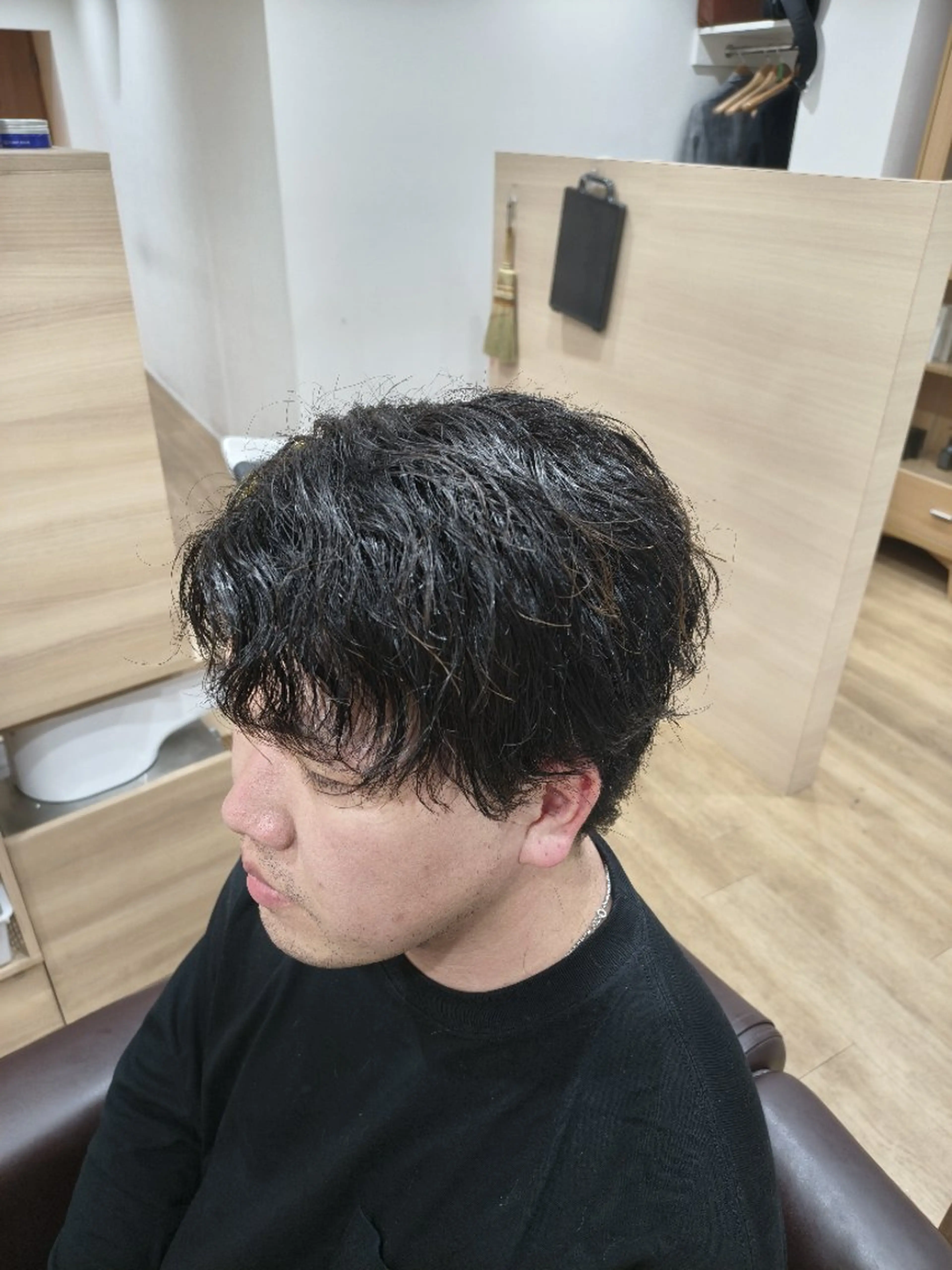 ミディアム メンズカット/パーマ 特化/ユウタのヘアスタイル
