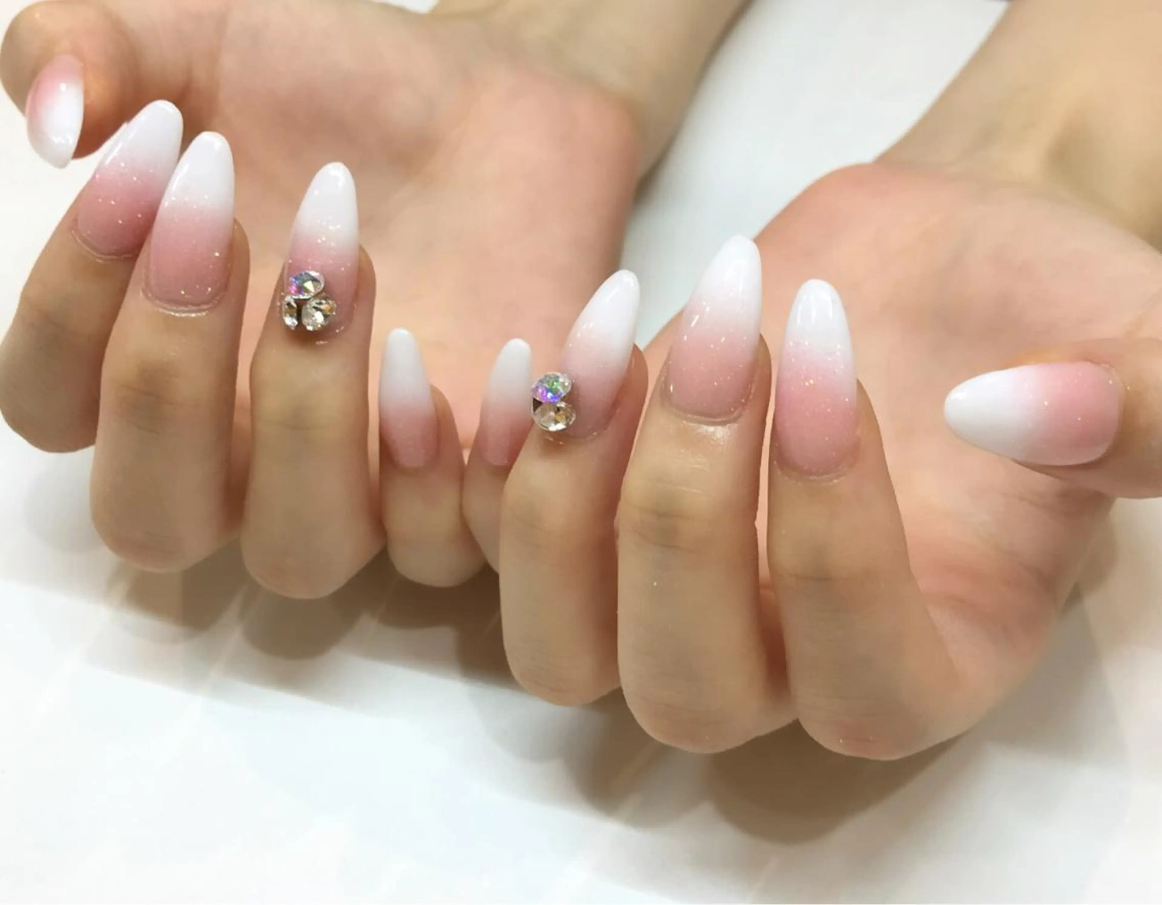 ネイル ラメ(グリッター) スカルプネイル シンプルネイル ハンドネイル Soeur ネイリストのネイルデザイン