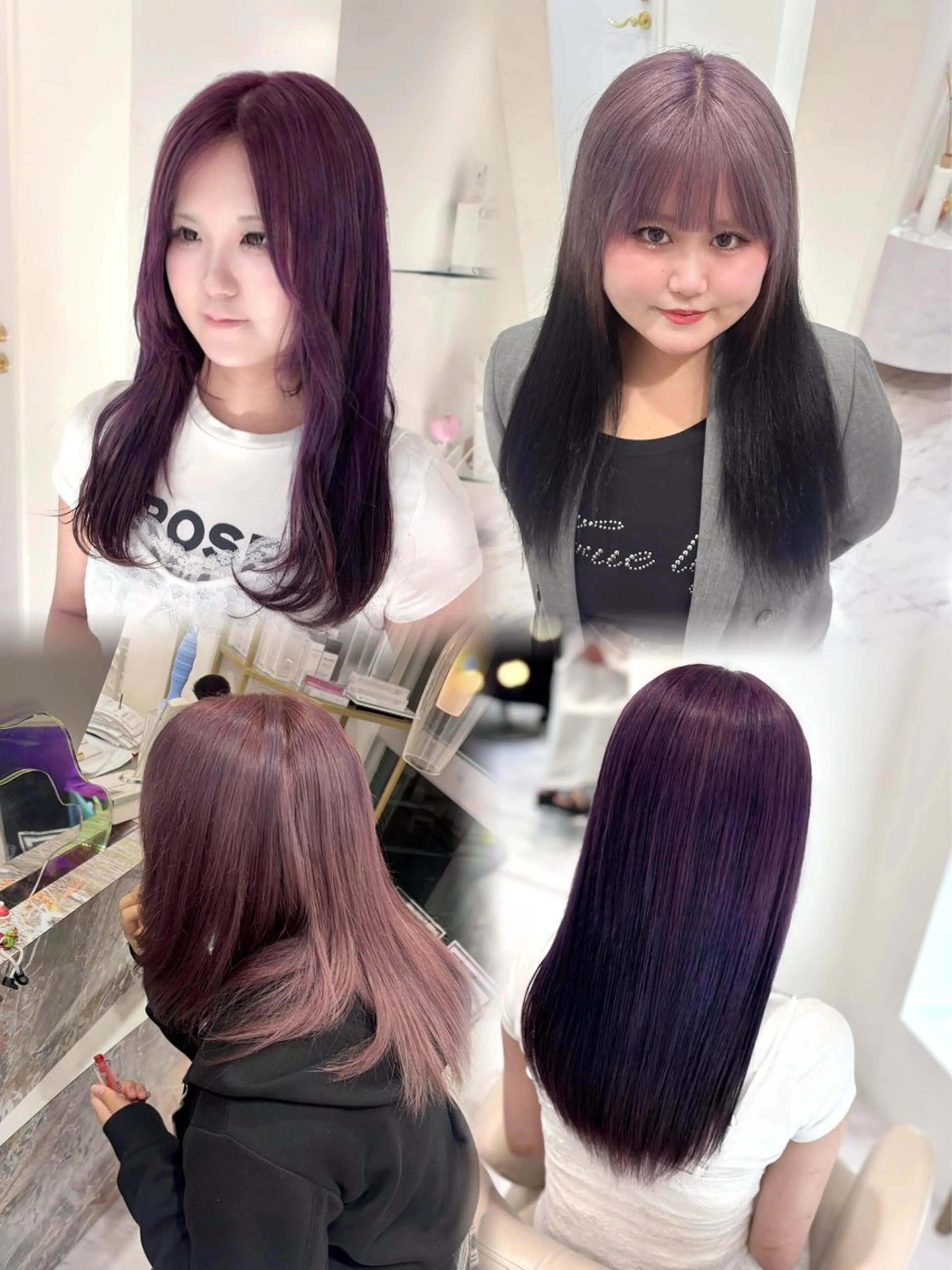 ロング カラー ベージュカラー ブリーチ ブロンド 透明感カラー ラベンダーカラー 🍯Ayu/ハイトー ン/ブリーチ/ヘアメのヘアスタイル