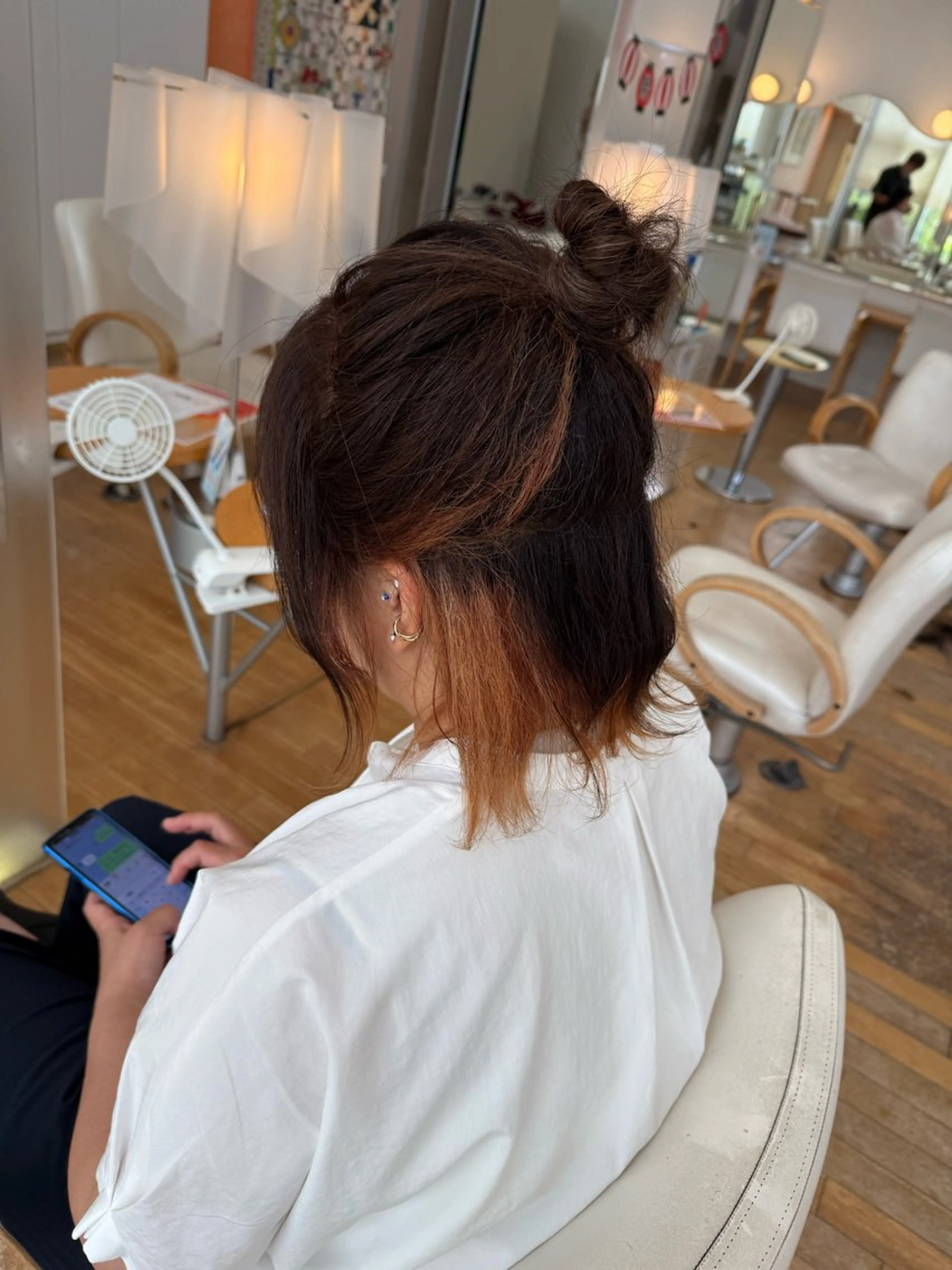 ショート カラー ヘアアレンジ 山本 瑠華のヘアスタイル