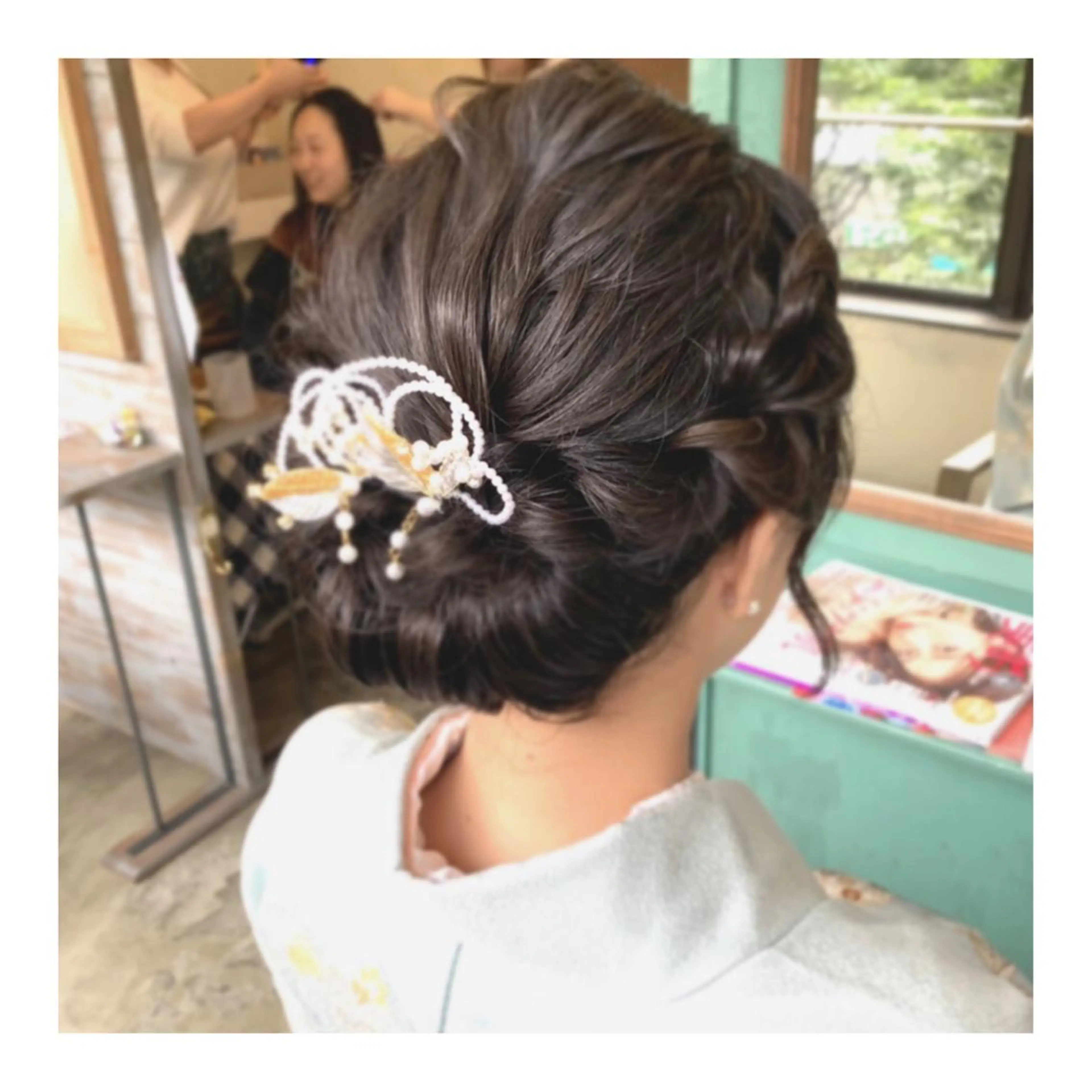 ミディアム ヘアアレンジ 🌻あいり merci.🌻のヘアスタイル