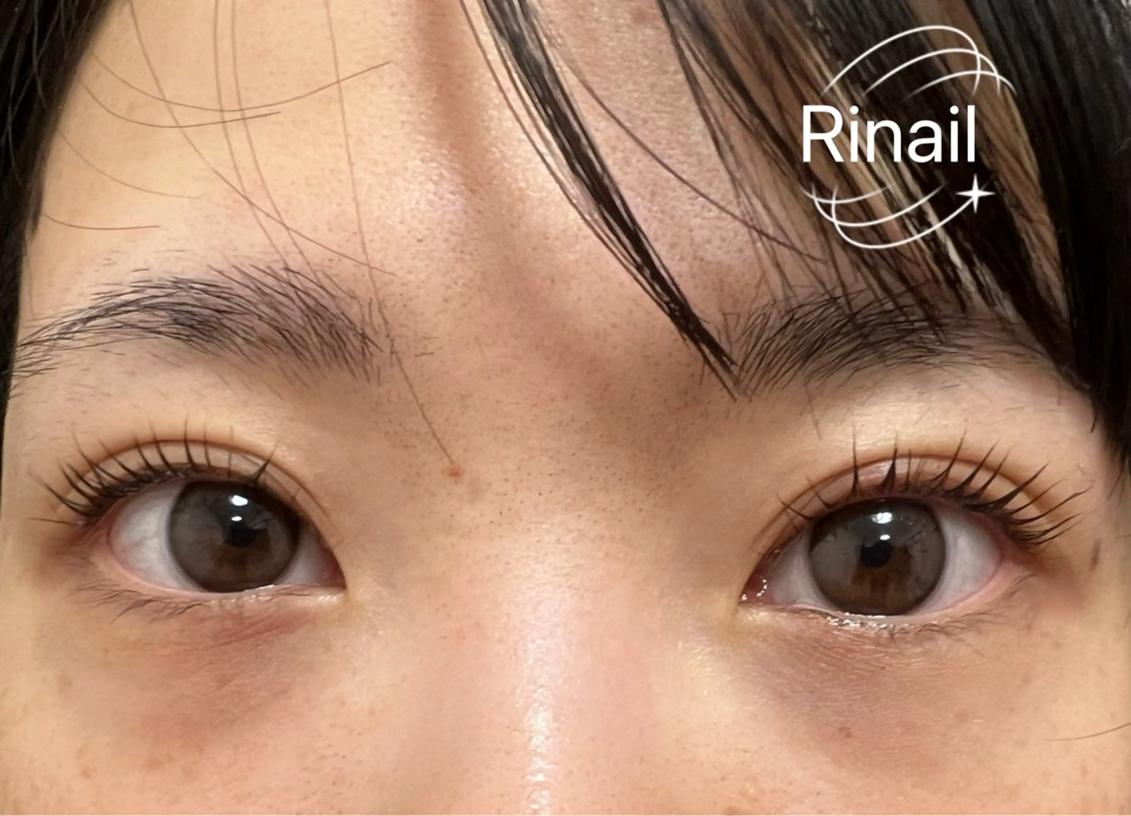 マツエク・マツパ バインドロック フラットラッシュ ナチュラル パリジェンヌラッシュリフト まつげパーマ マツパ YK Rinのネイルデザイン