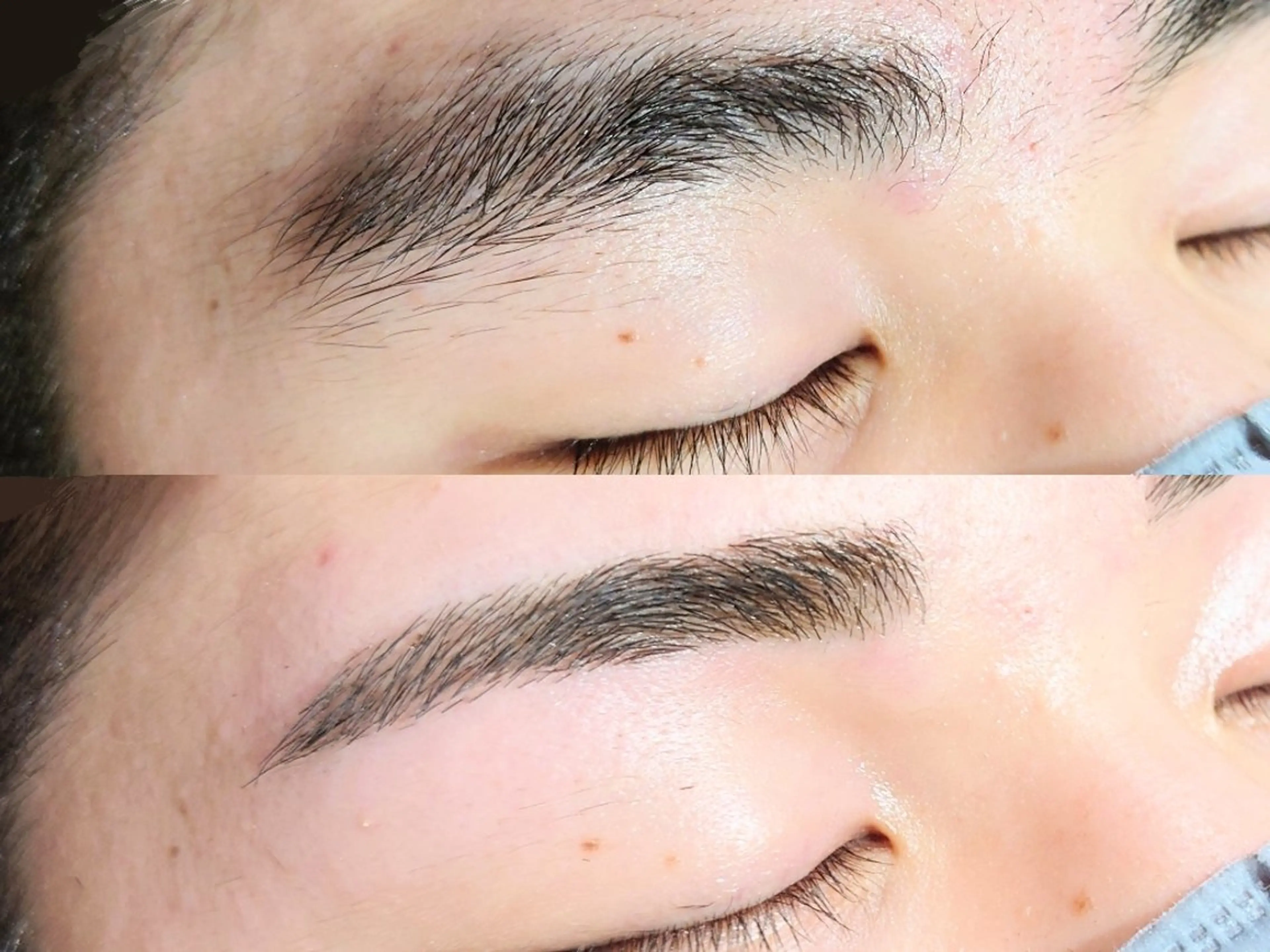 メンズ アイブロウ メンズアイブロウ ワックス脱毛 眉カット joie ange 難波店　斎藤のマツエク・マツパデザイン