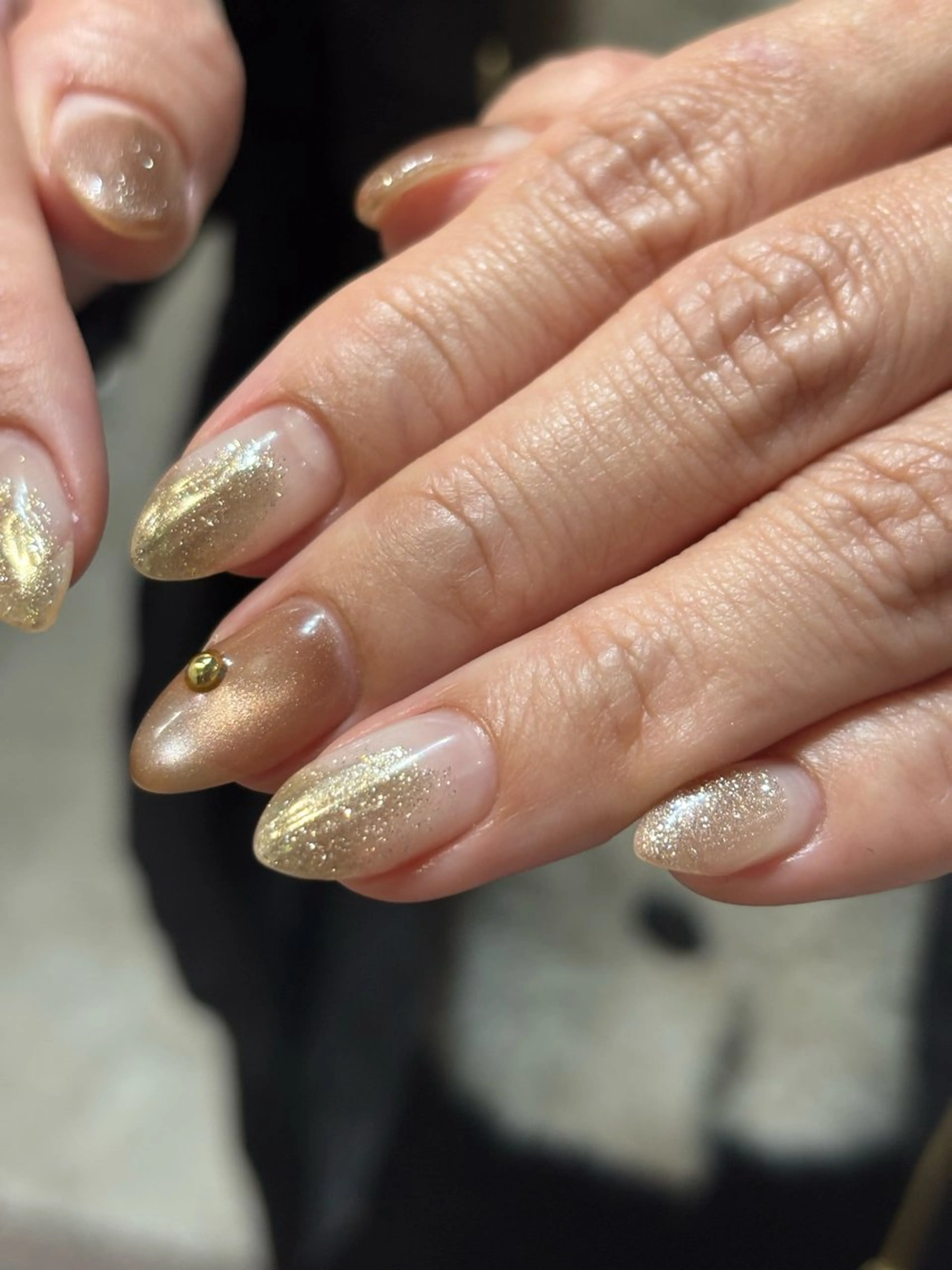 ネイル ハンドネイル 0203ムニムサン 💙Honokaのネイルデザイン