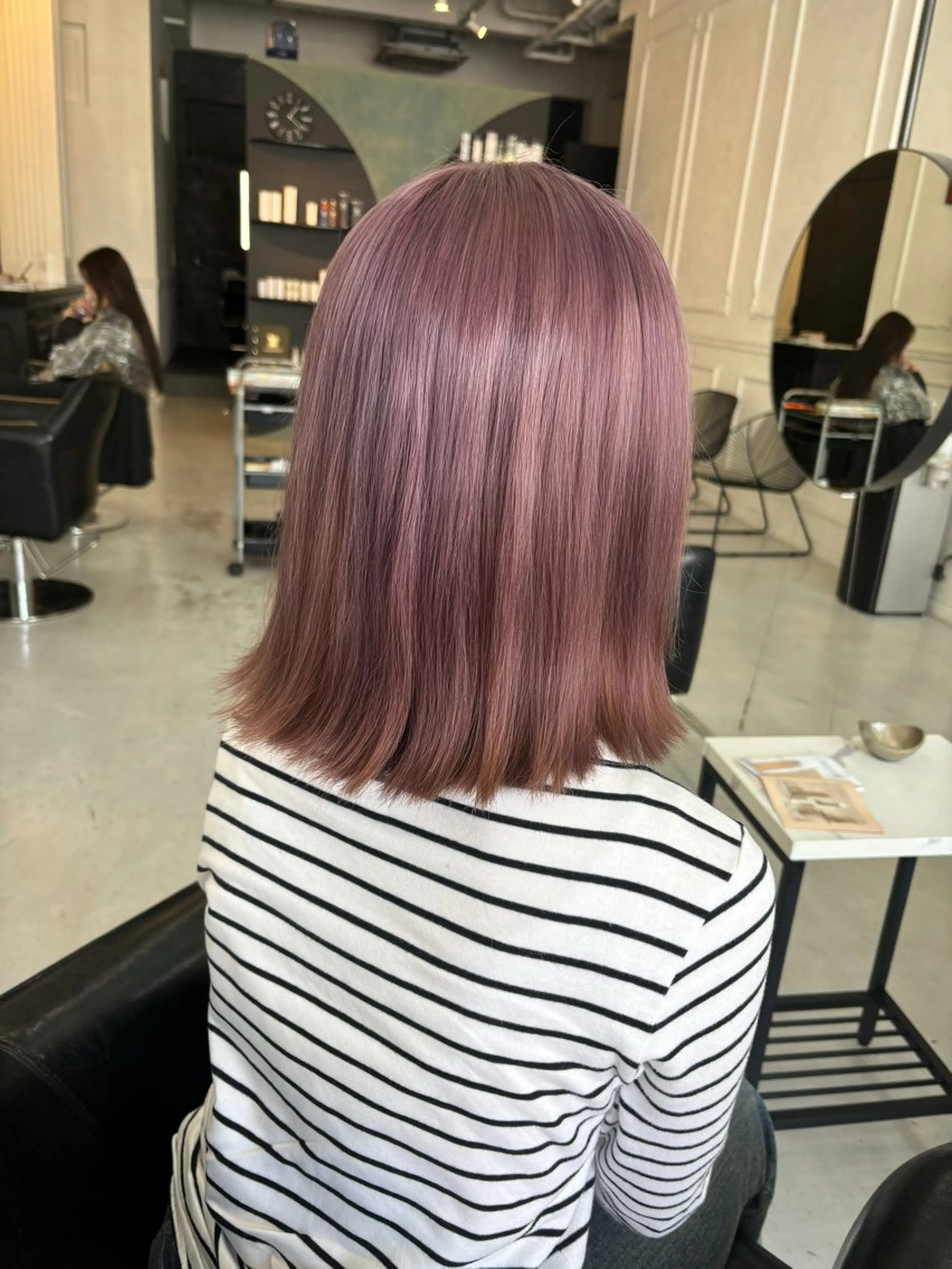 ミディアム ヘアカラー MaisonHALU さくらのヘアスタイル