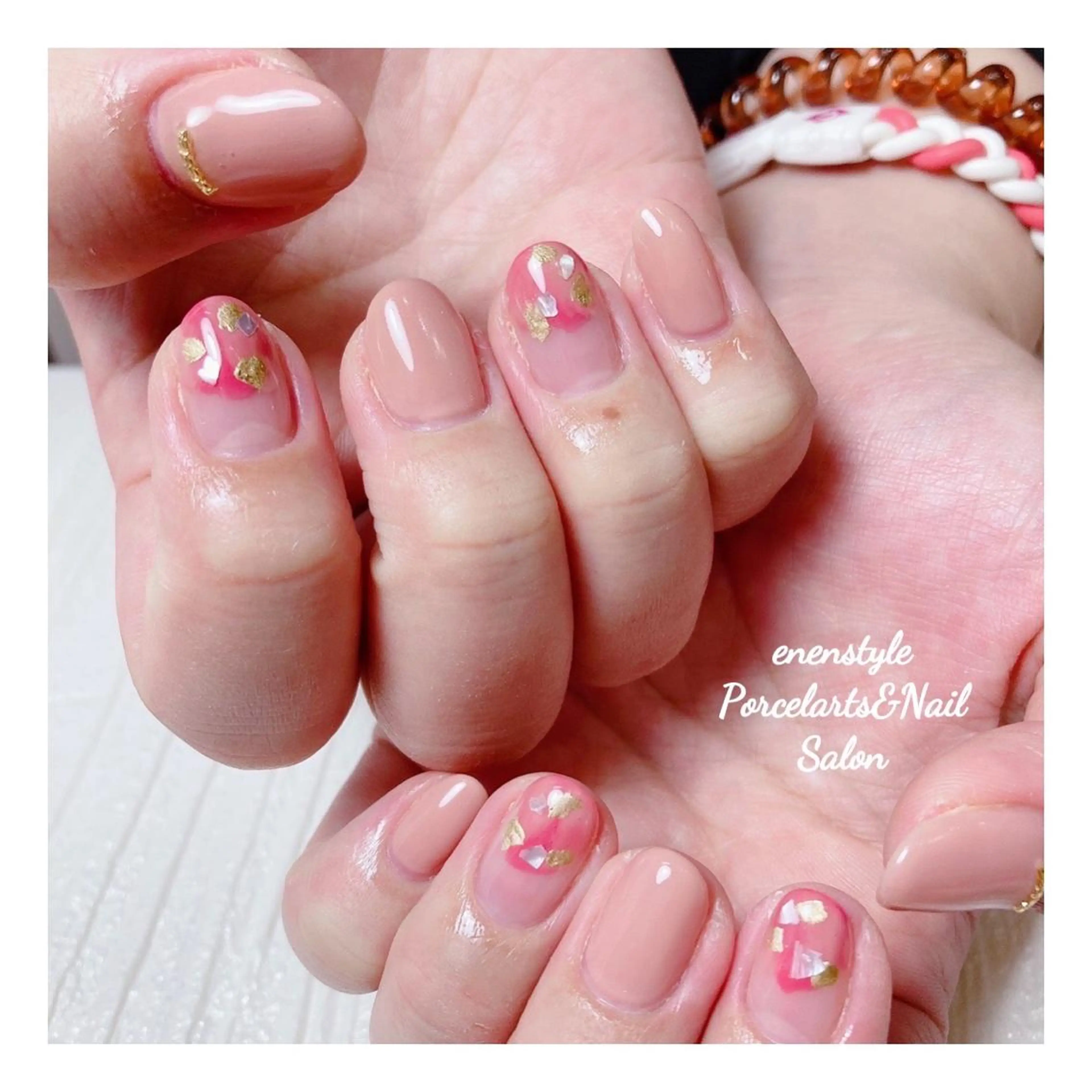 ショート ネイル ハンドネイル 👑enen style👑のネイルデザイン
