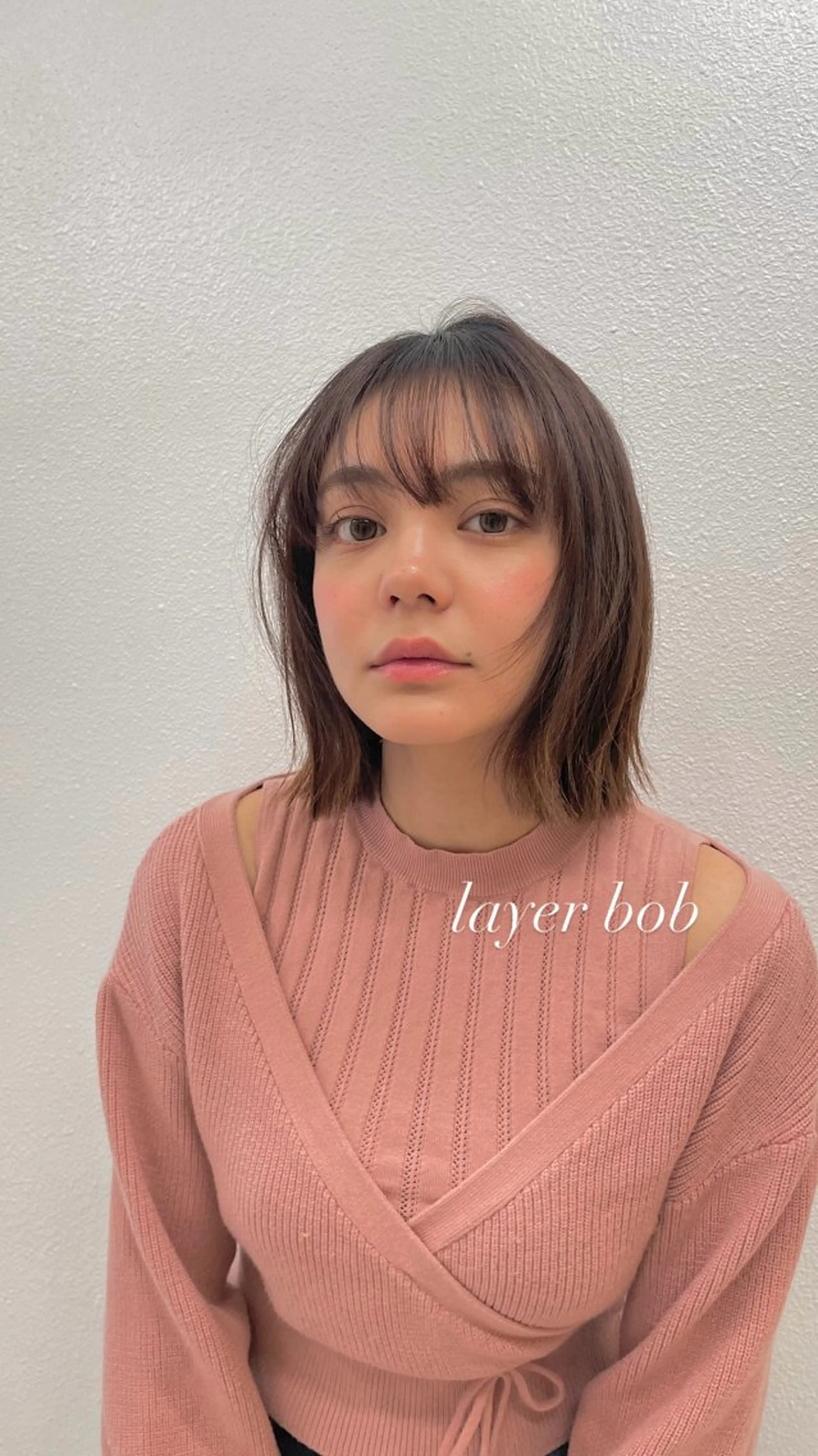 ショート ボブレイヤー ボブ レイヤーカット ♡レイヤー/ボブ 透明感/うらら♡のヘアスタイル