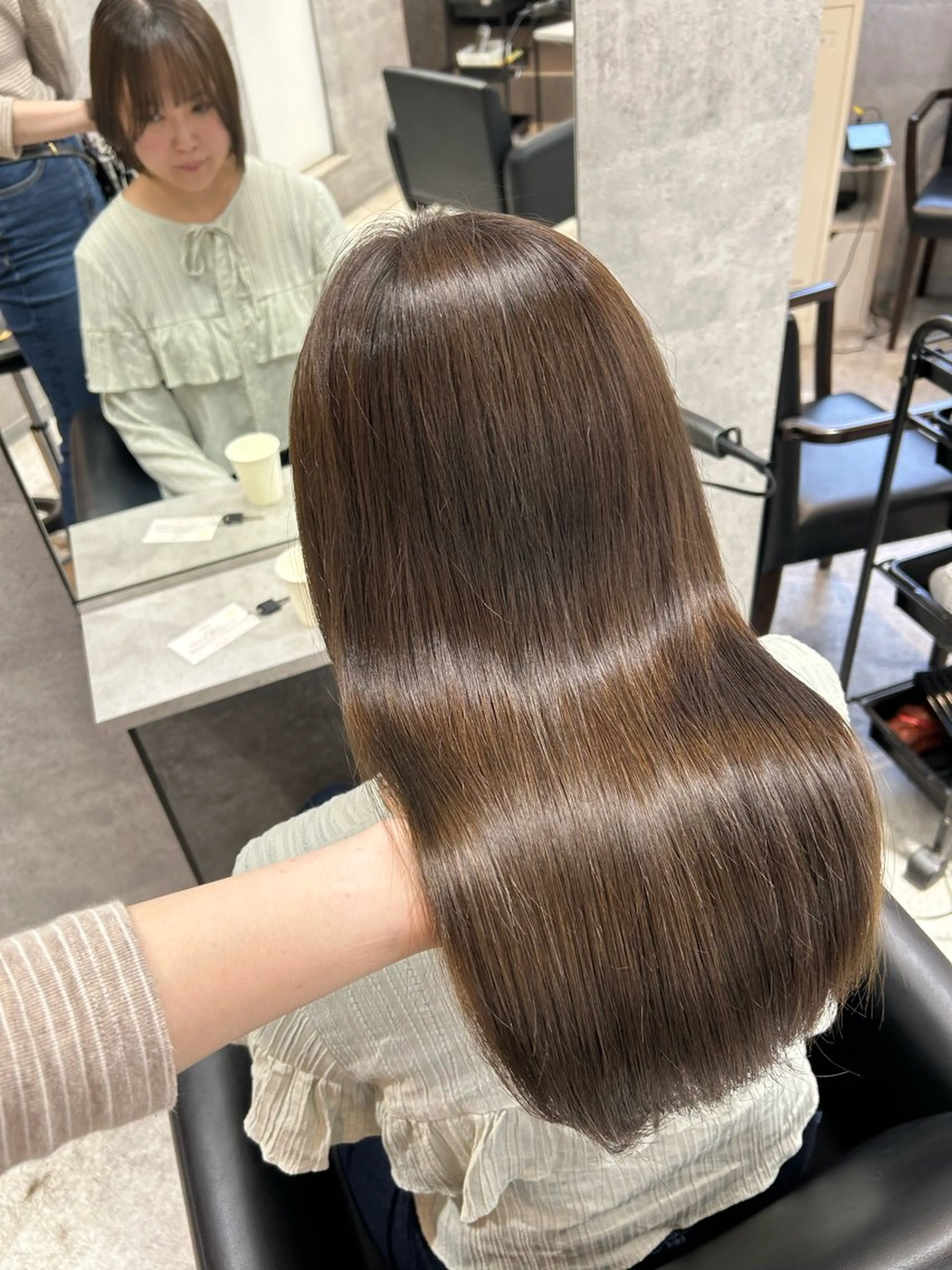 セミロング カラー カット ヘアカラー トリートメント 外国人風ヘア/ 髪質改善/ayacaのヘアスタイル