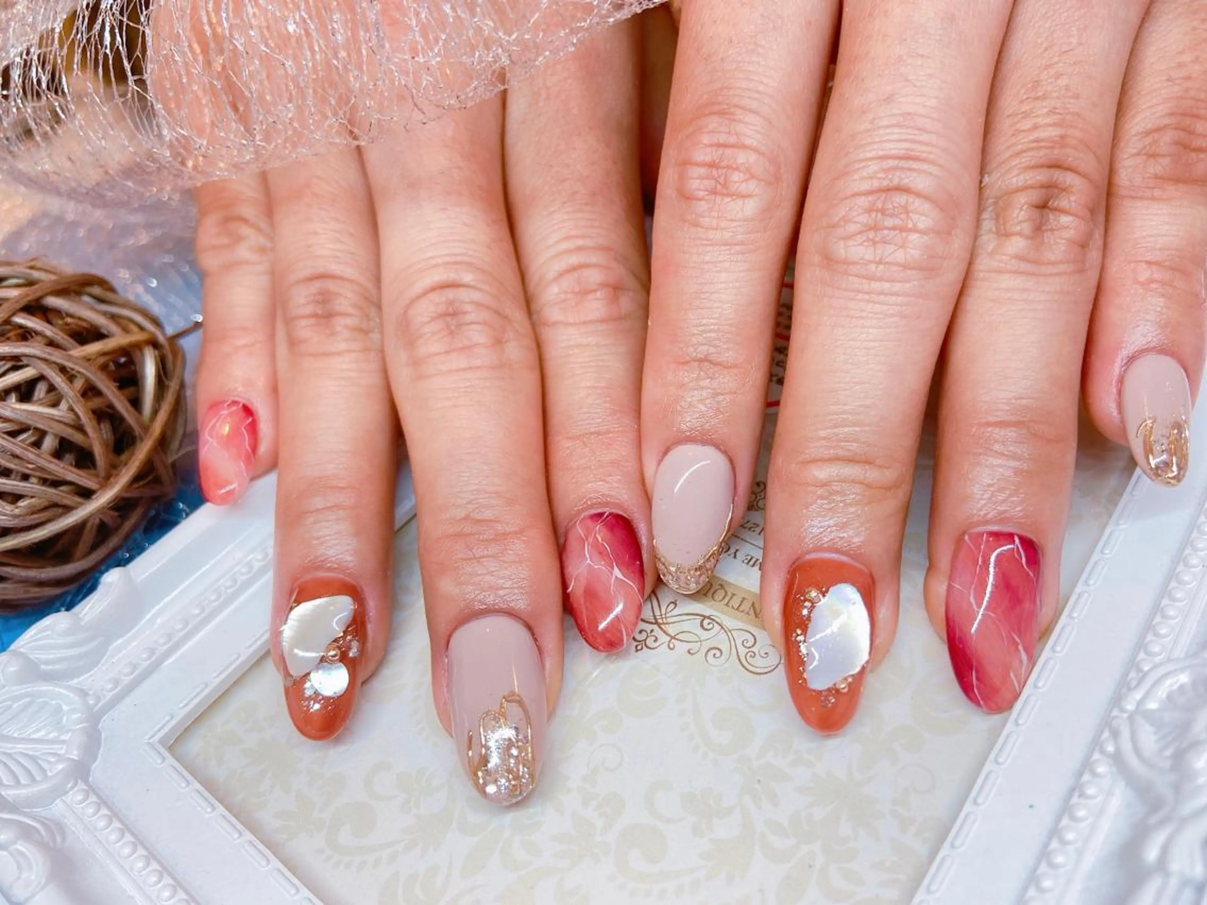 ネイル 長さだし専門店 M2　rikaのネイルデザイン