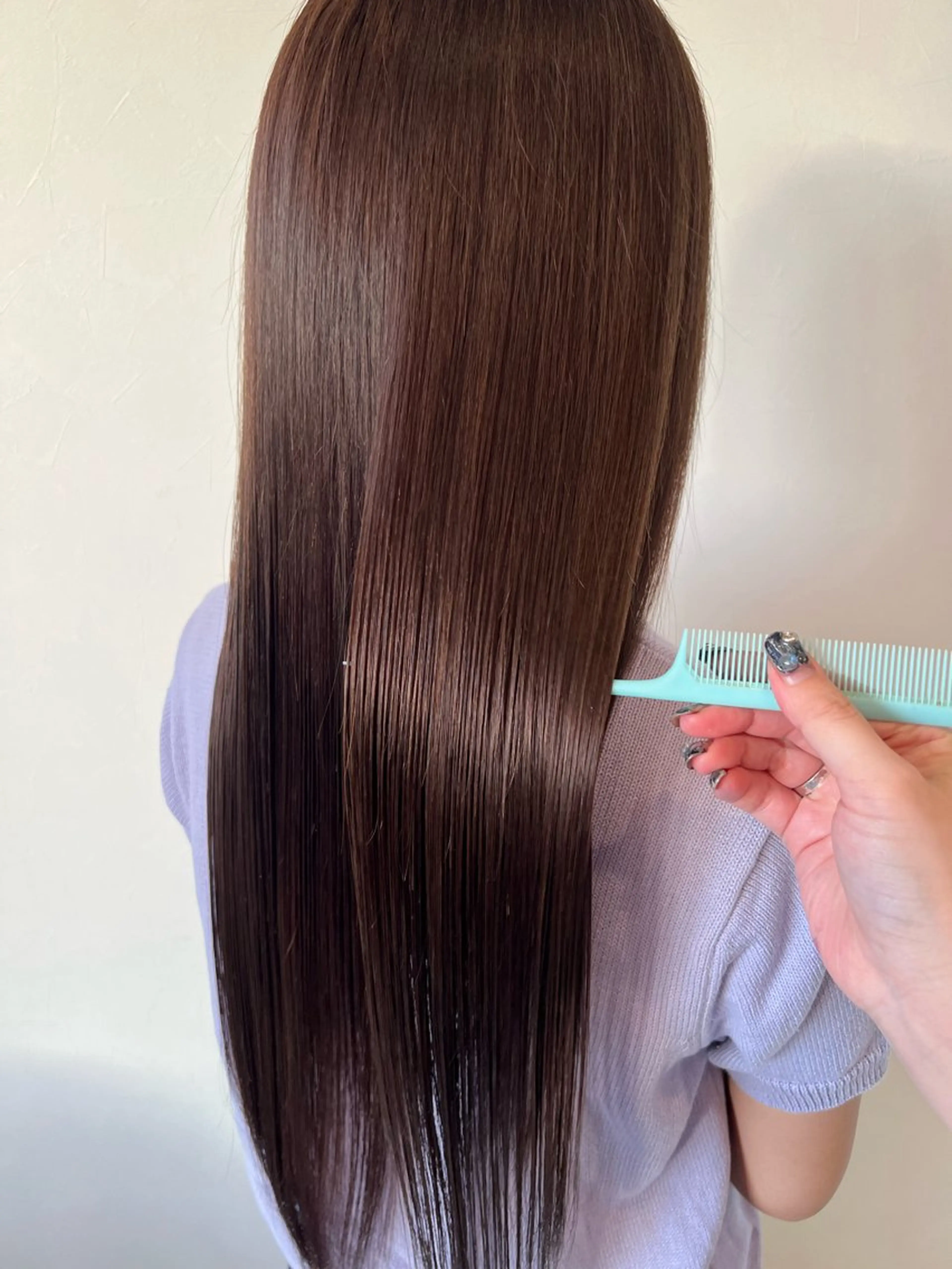 【憧れられる艶髪に⭐️】カット➕艶髪縮毛矯正➕3stepTrの写真