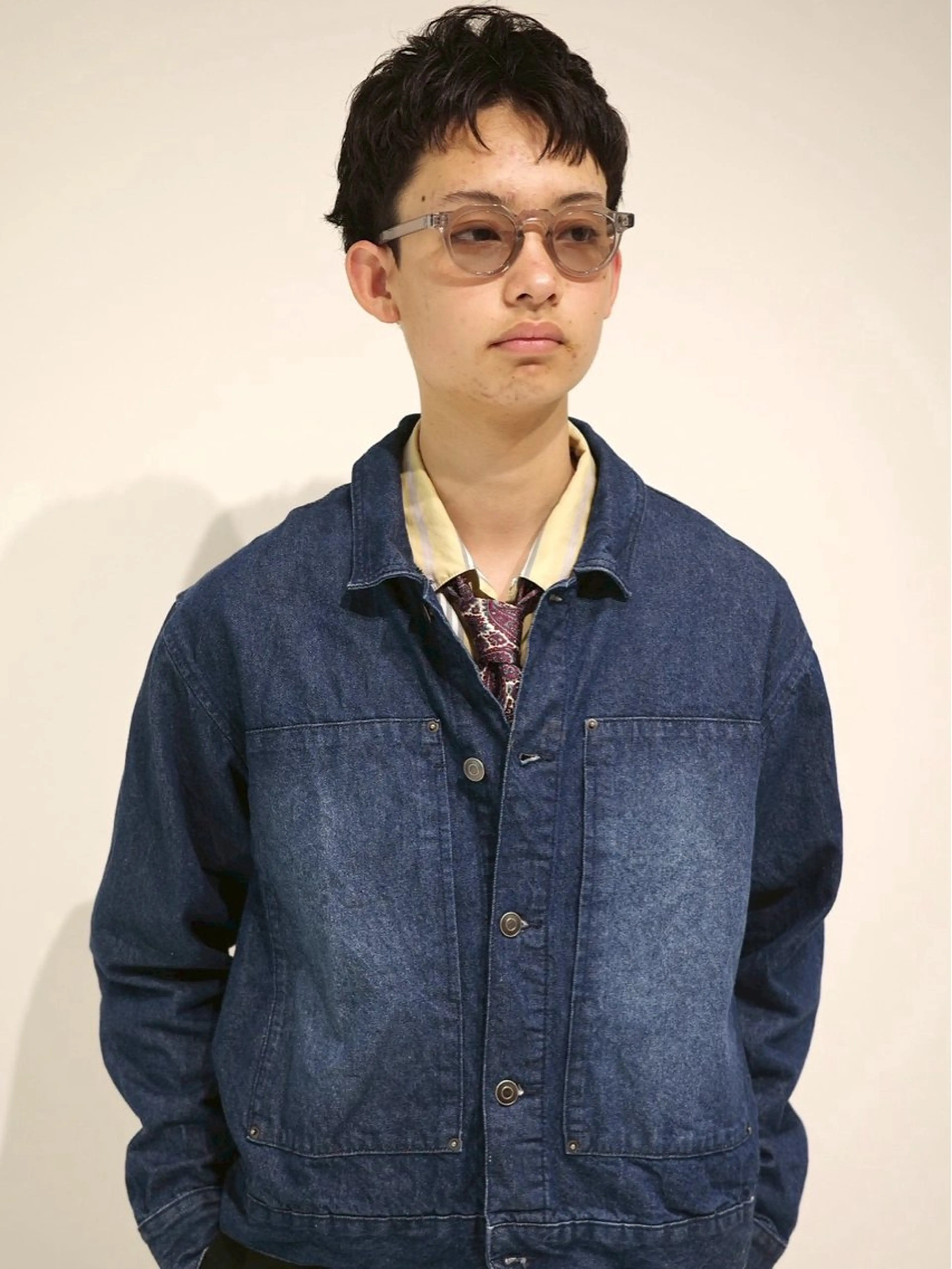 メンズ メンズショート スパイキーショート カット (h)wim ウィムのヘアスタイル