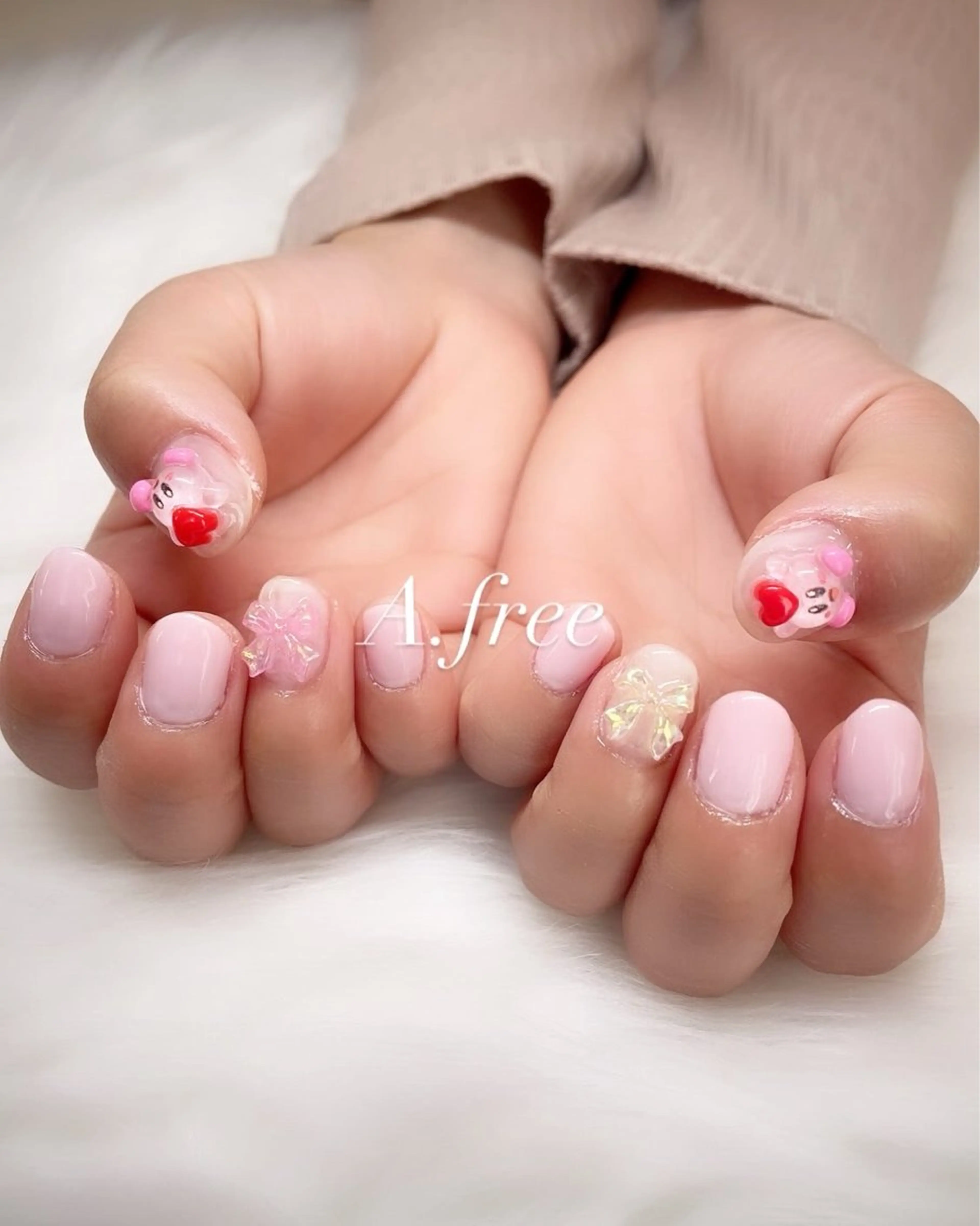 ネイル A.free✧*｡ アレルギー対応✧*｡のネイルデザイン