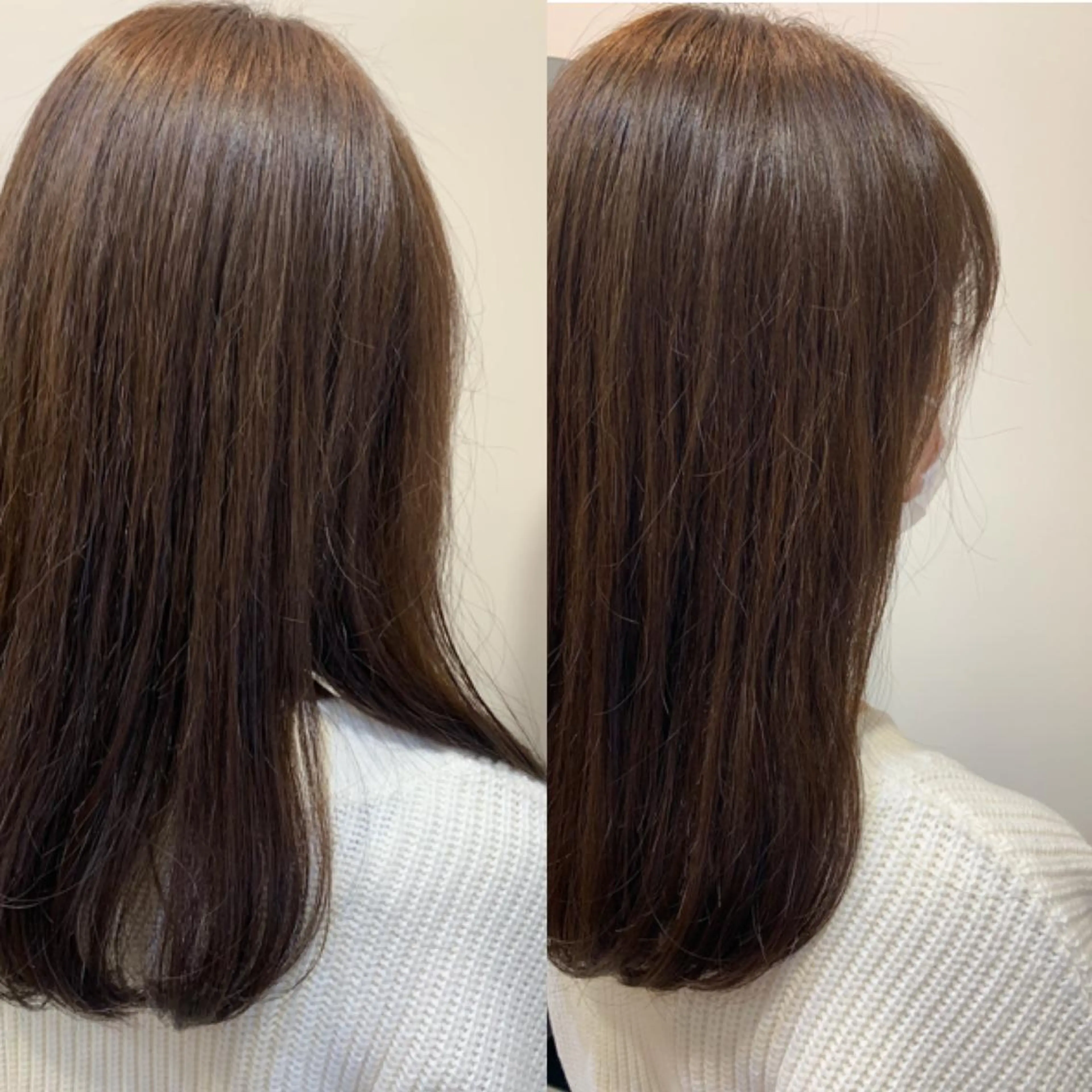 セミロング REONA🪽✨薬院 レイヤーカット🫧のヘアスタイル