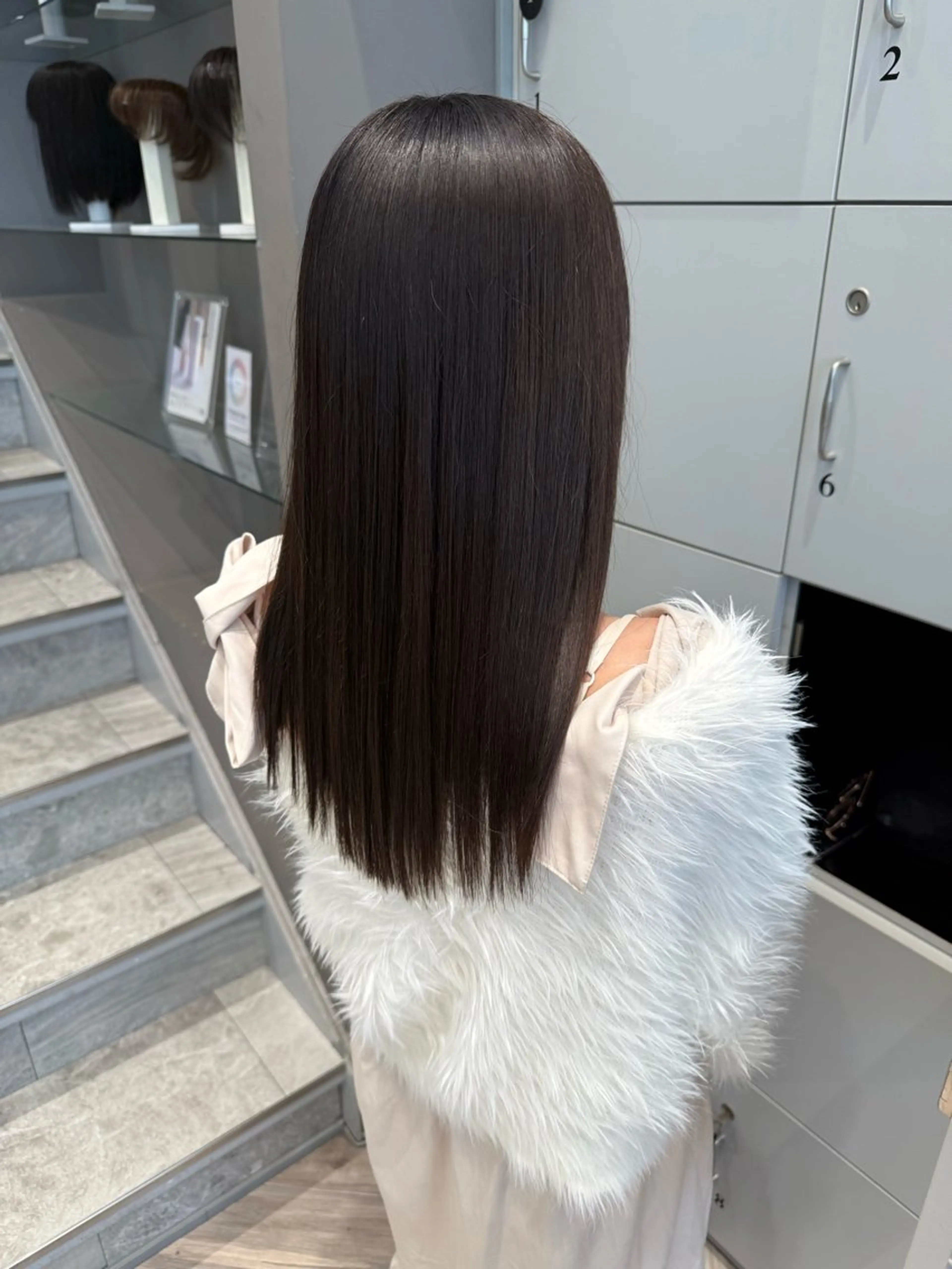 セミロング カット 縮毛矯正 トリートメント ヘアセット ✨上村 潤平✨メンズヘア✨のヘアスタイル