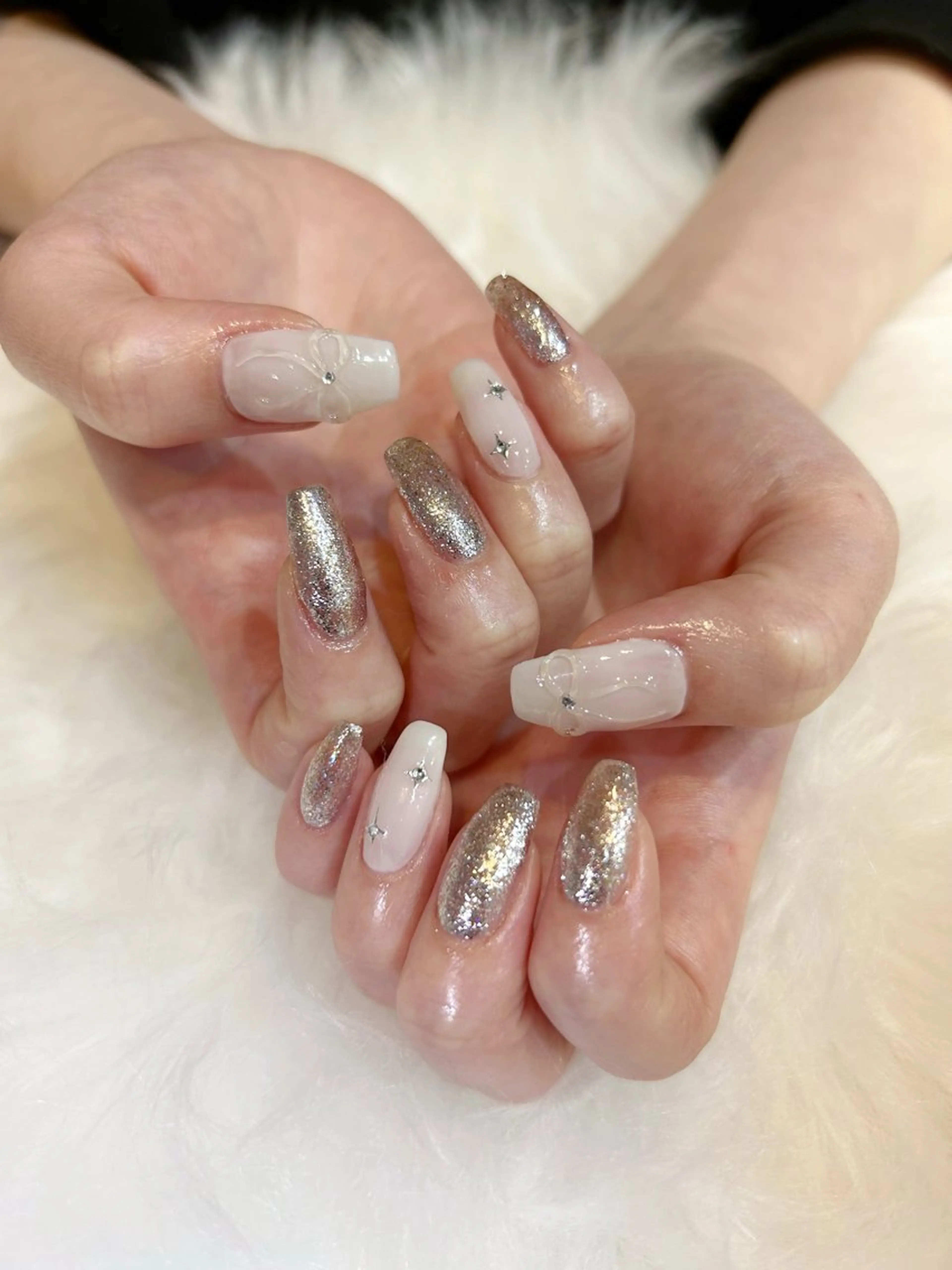 ネイル リボン Uni. ___nailのネイルデザイン