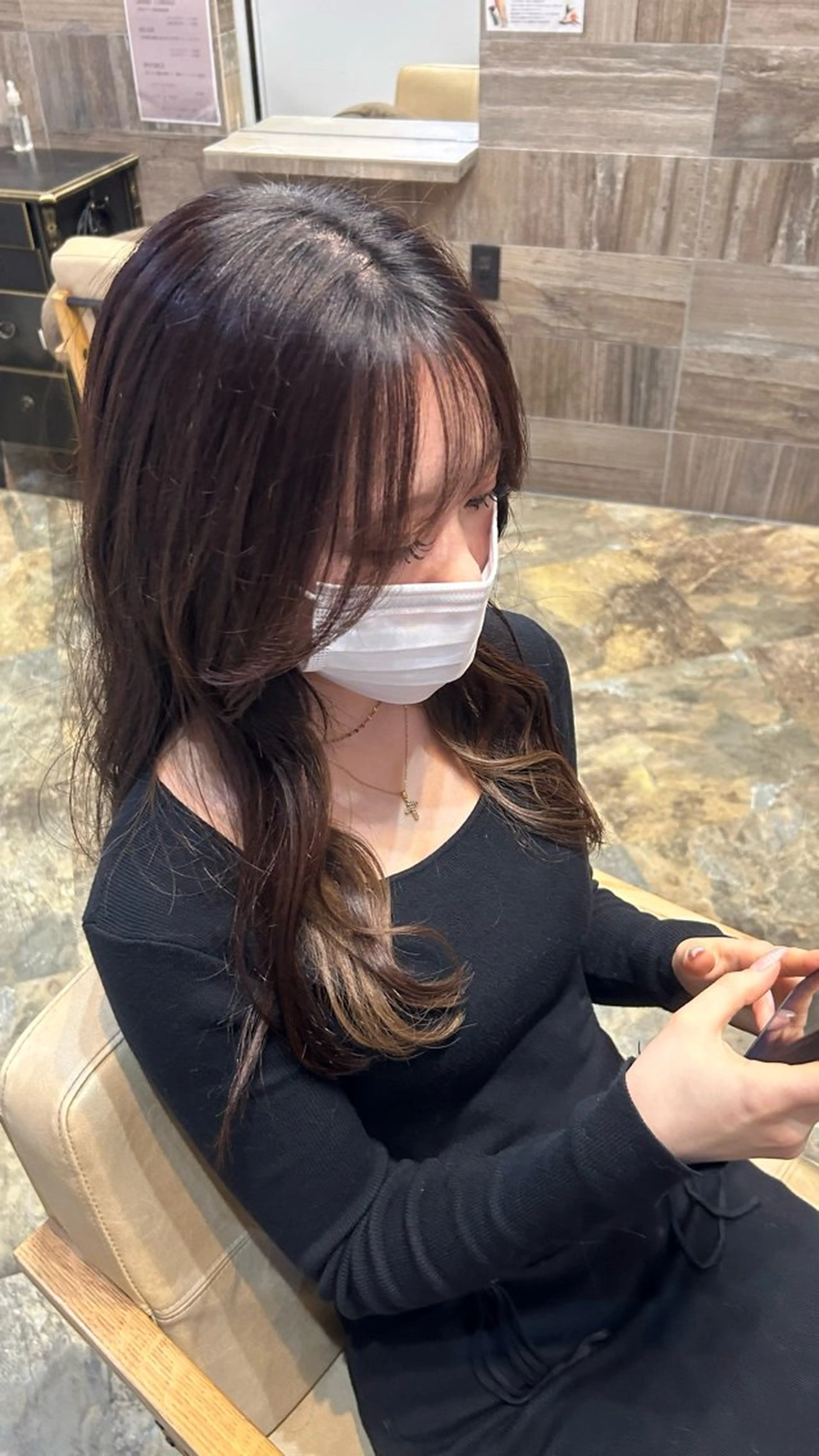 ロング 韓国風ヘア フルヤ ユウキのヘアスタイル