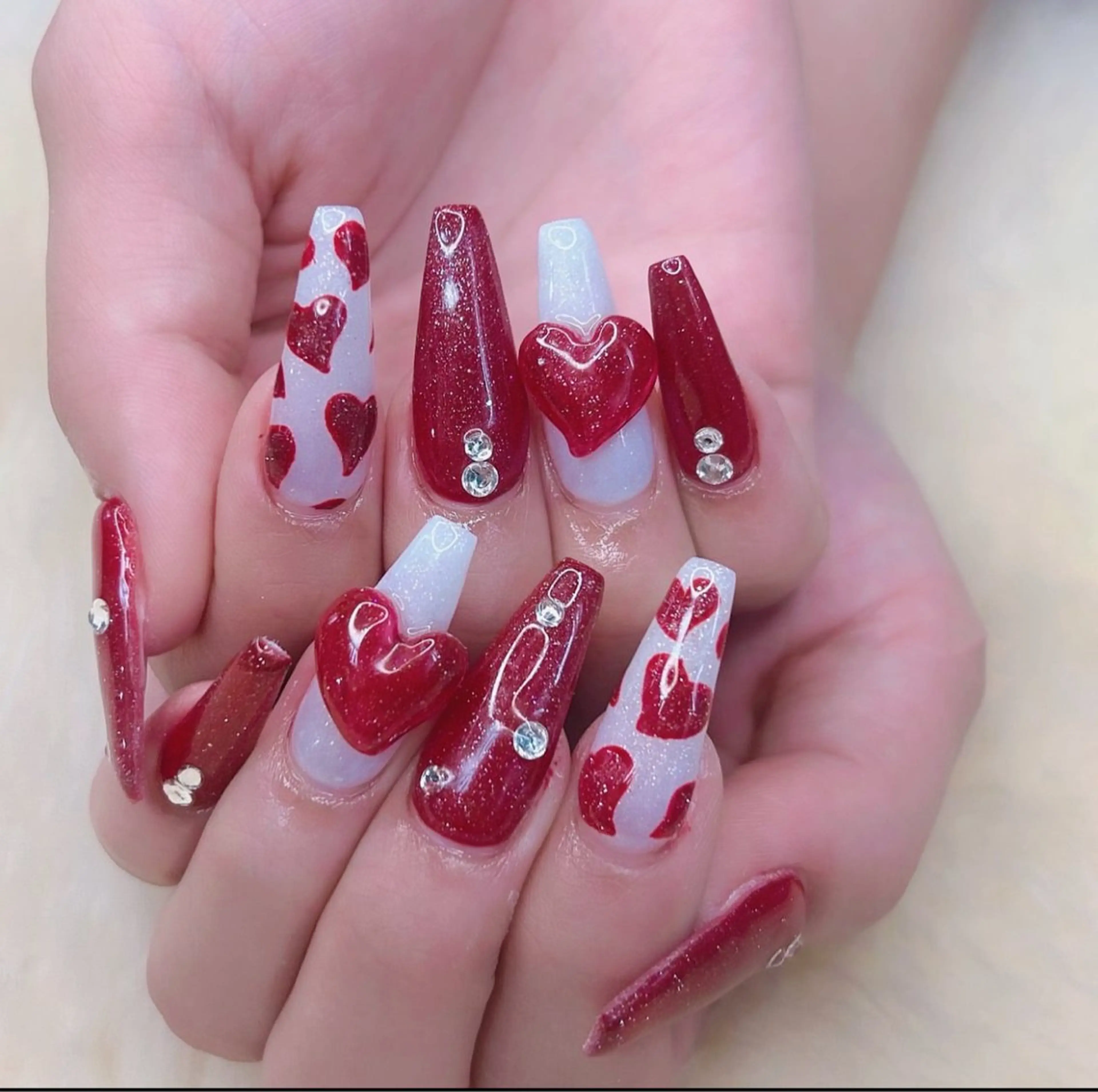 ネイル ETERNA Nail 銀座店【パラジェル/フィルイン/チップ長さだし/マグネット/ニュアンス】所属・ア カリのネイルデザイン