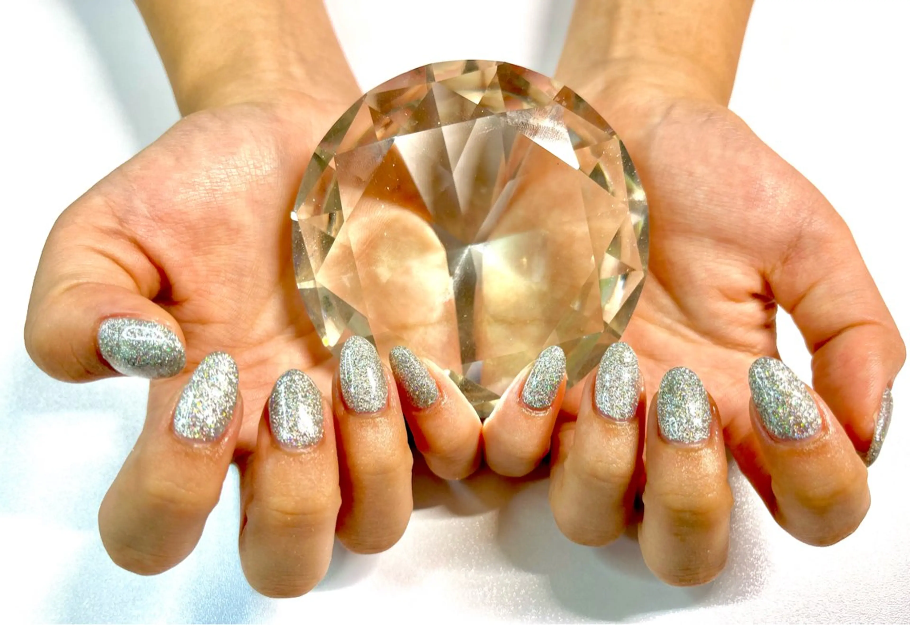 ネイル キラキラネイル ラメ(グリッター) オフィスネイル ワンカラーネイル シンプルネイル ハンドネイル プライベートサロン N's Nailのネイルデザイン