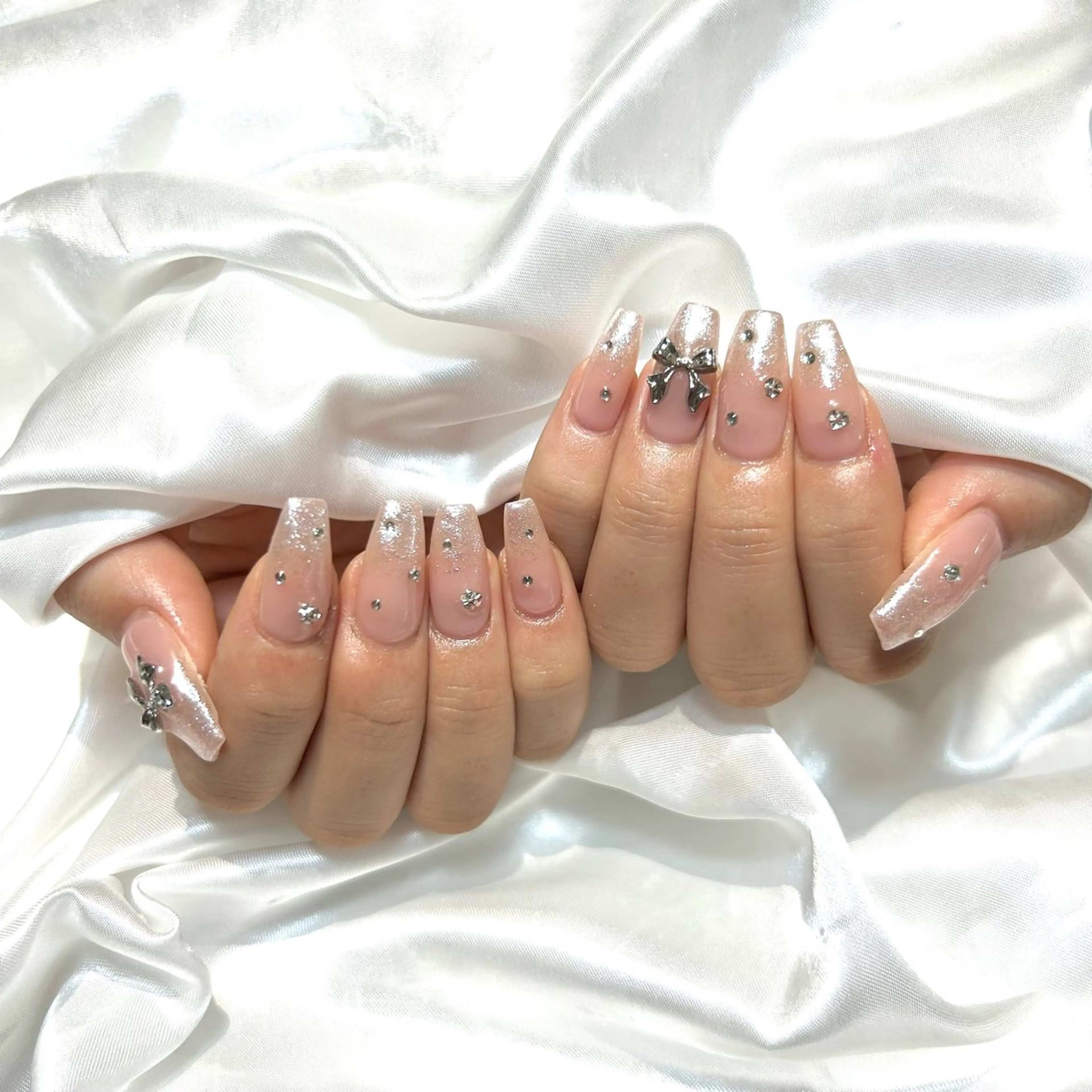 HAND🍒オフあり🍒 ワンカラーor ラメグラ＋90分パーツ付け放題の写真