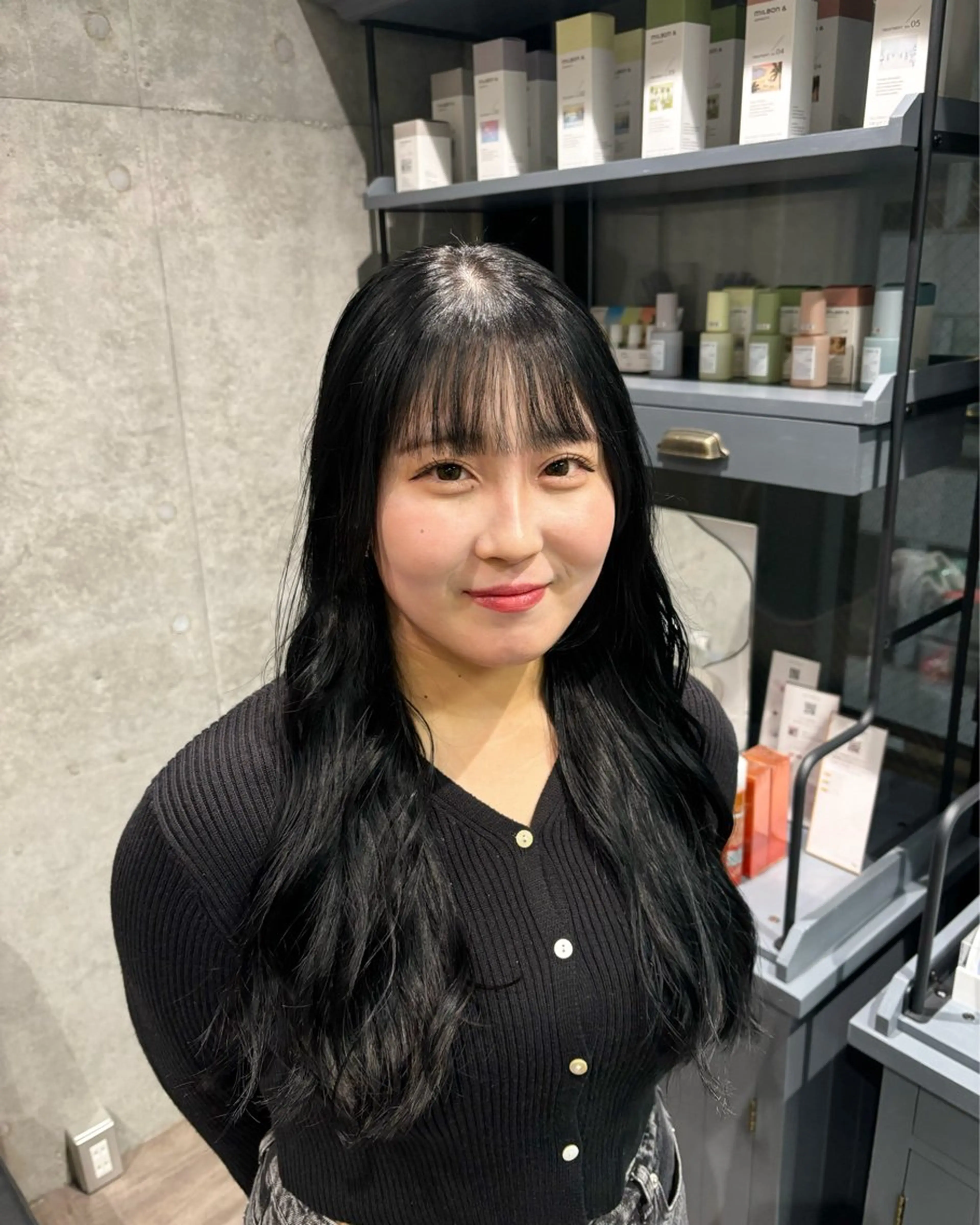 ロング PANOLA下北沢 中川夢菜のヘアスタイル