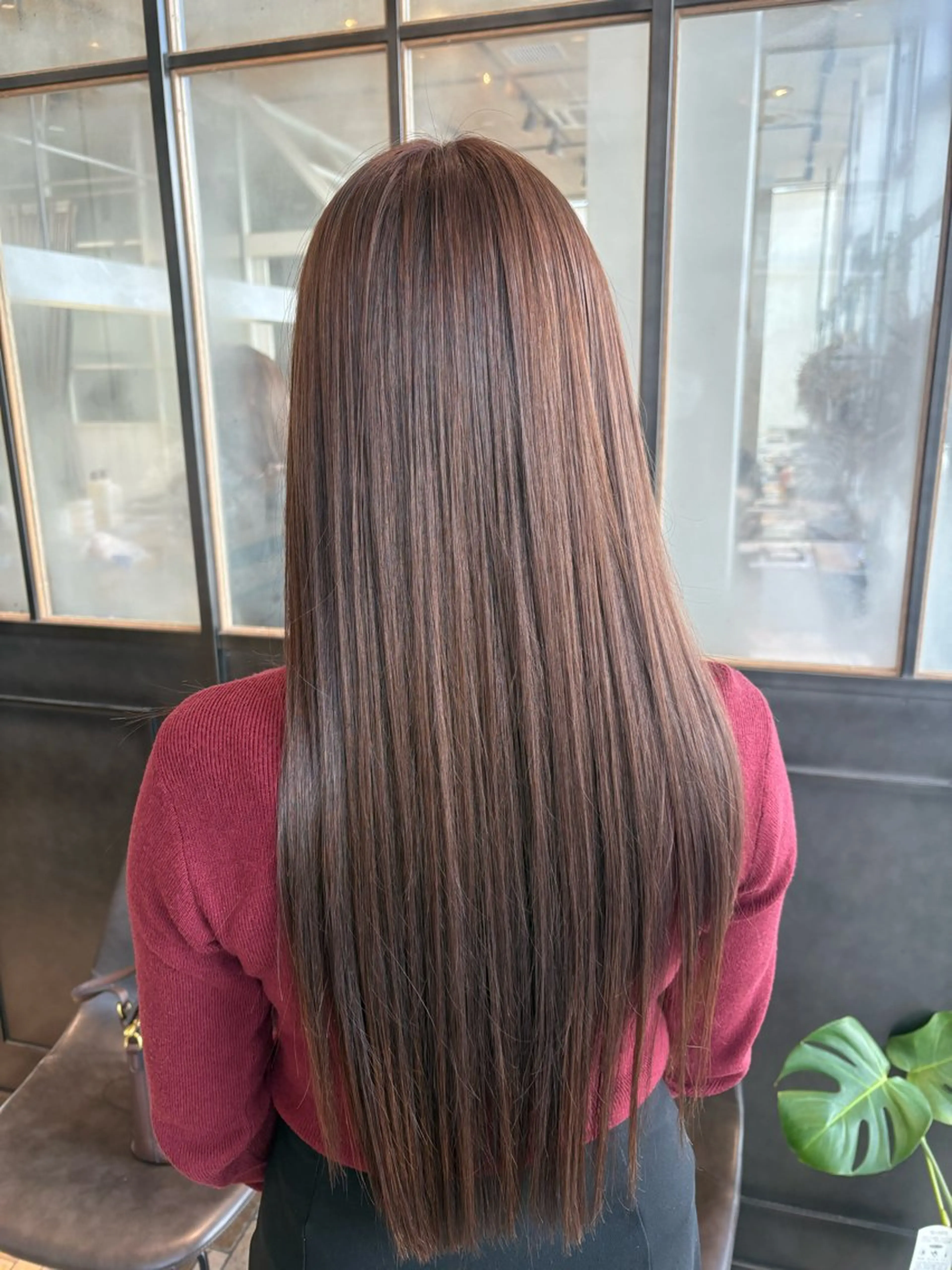〈minimo特別価格✨〉酸性ストレート+カット+カラー🩶の写真
