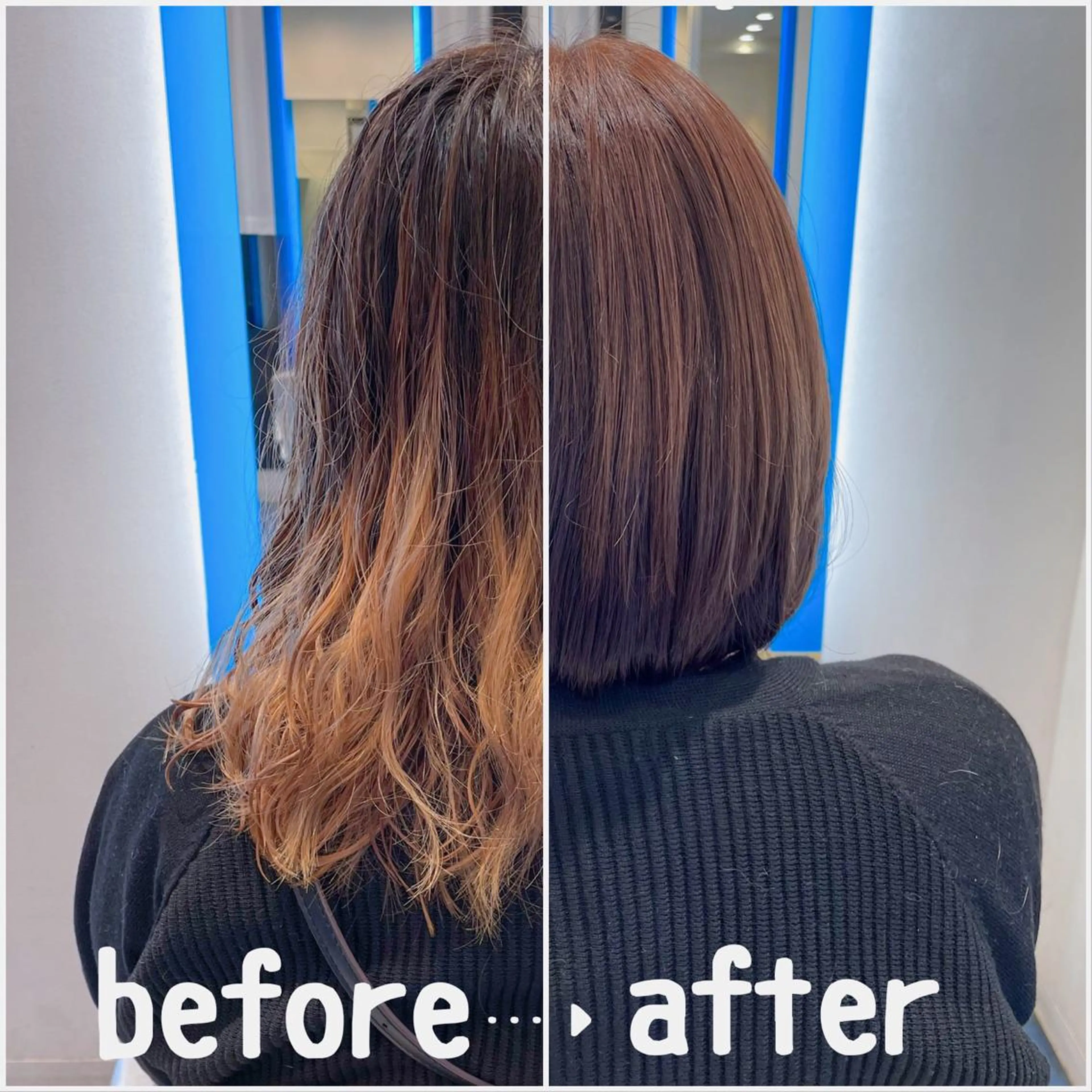 ミディアム カット ヘアカラー 伊藤 未来のヘアスタイル