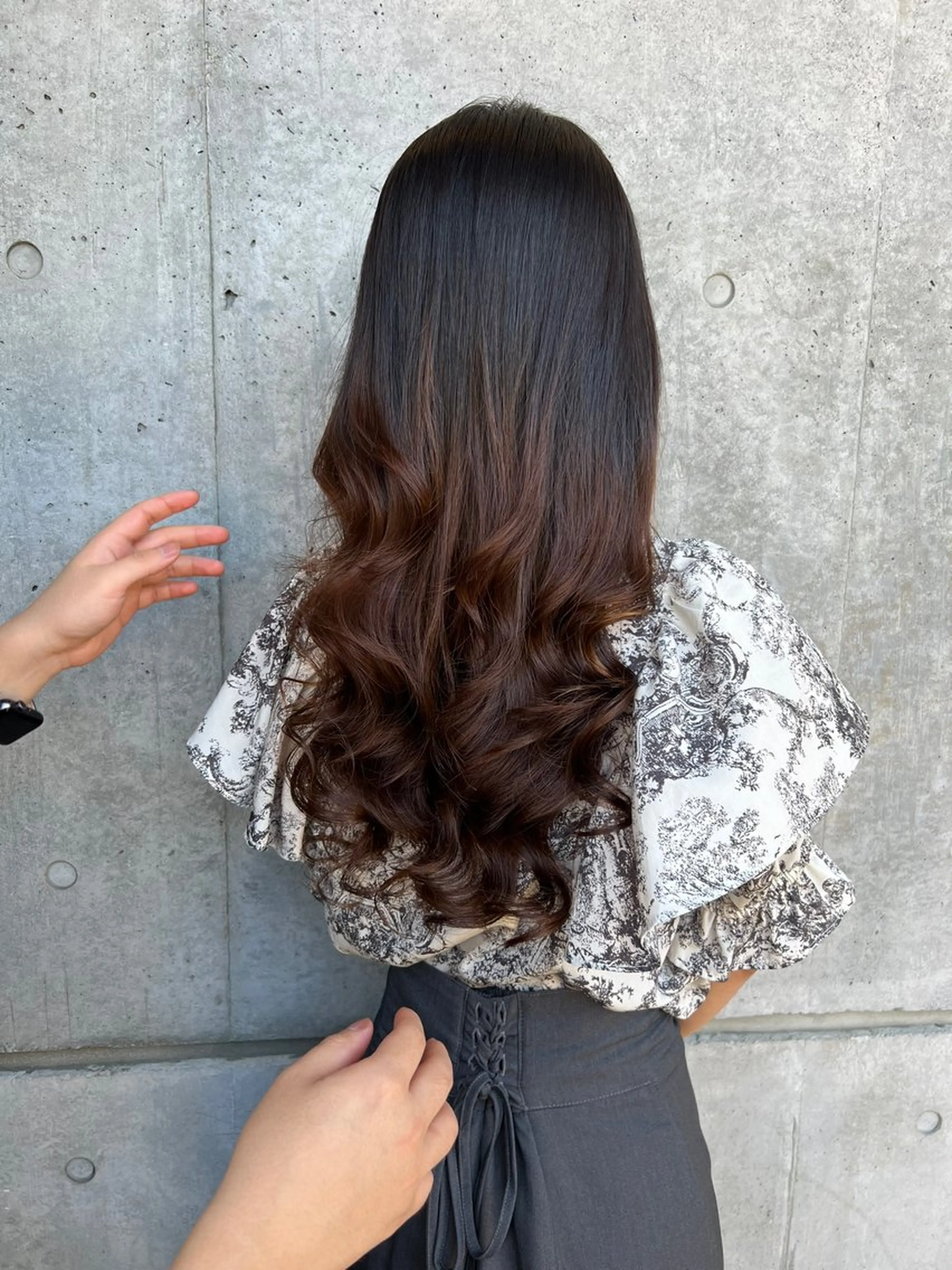 ロング パーマ カット パーマ 高橋 竜也のヘアスタイル