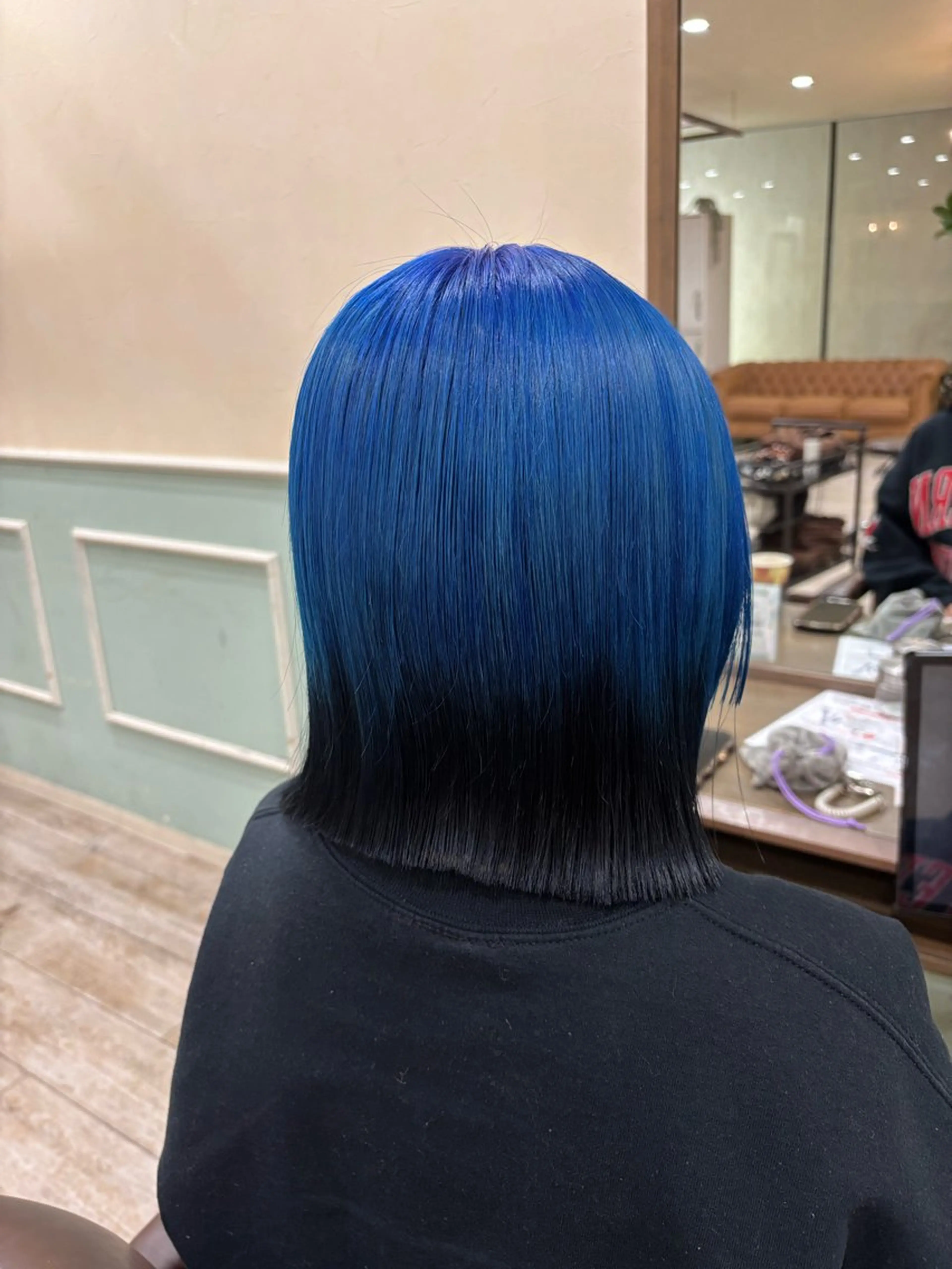 ミディアム カラー ブリーチ ハイトーンカラー ヘアカラー 新越谷/ボブ 店長shoukiのヘアスタイル