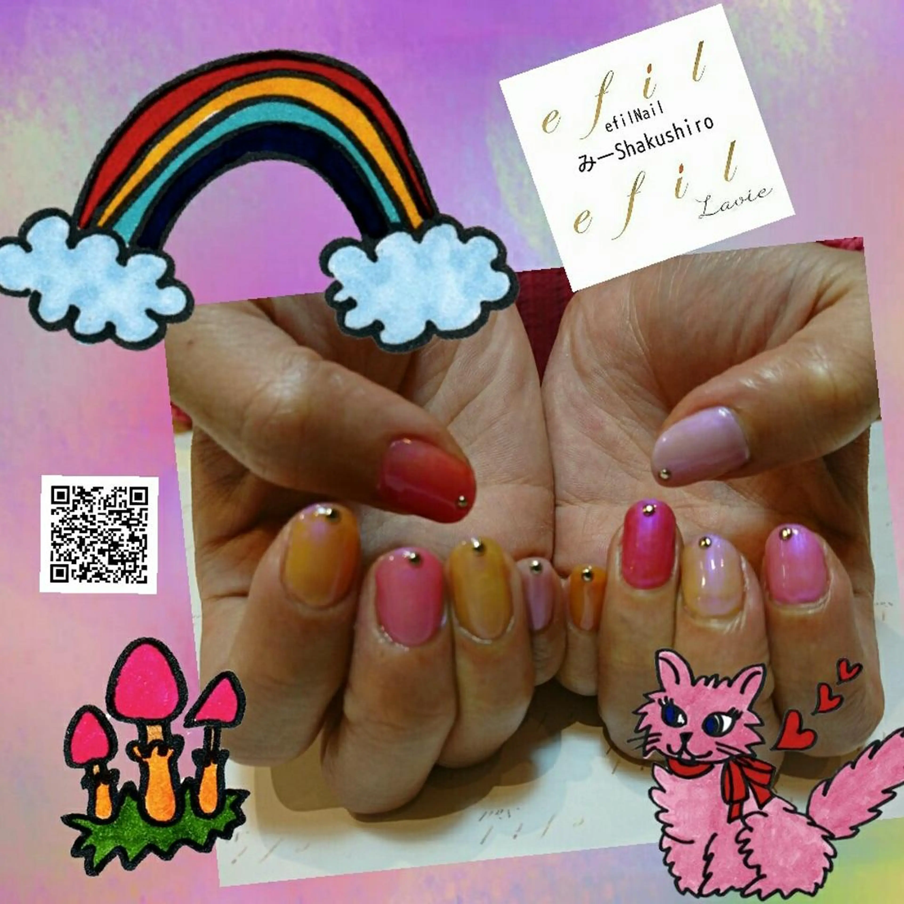 ネイル 持ち込み みー shakushiroのネイルデザイン
