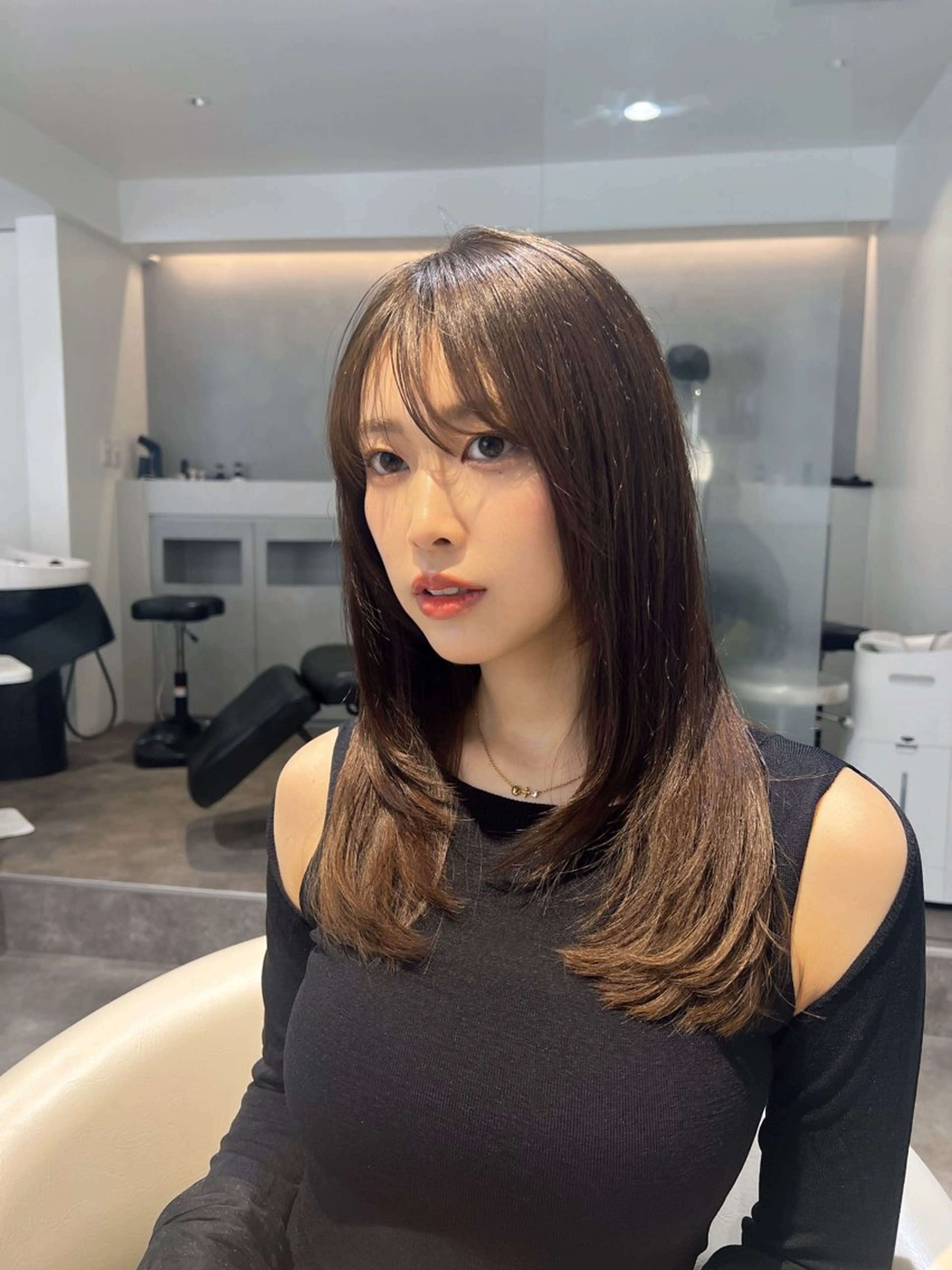 ミディアム カラー カット ヘアカラー トリートメント 💎透明感カラー特化 💎TAISEIのヘアスタイル