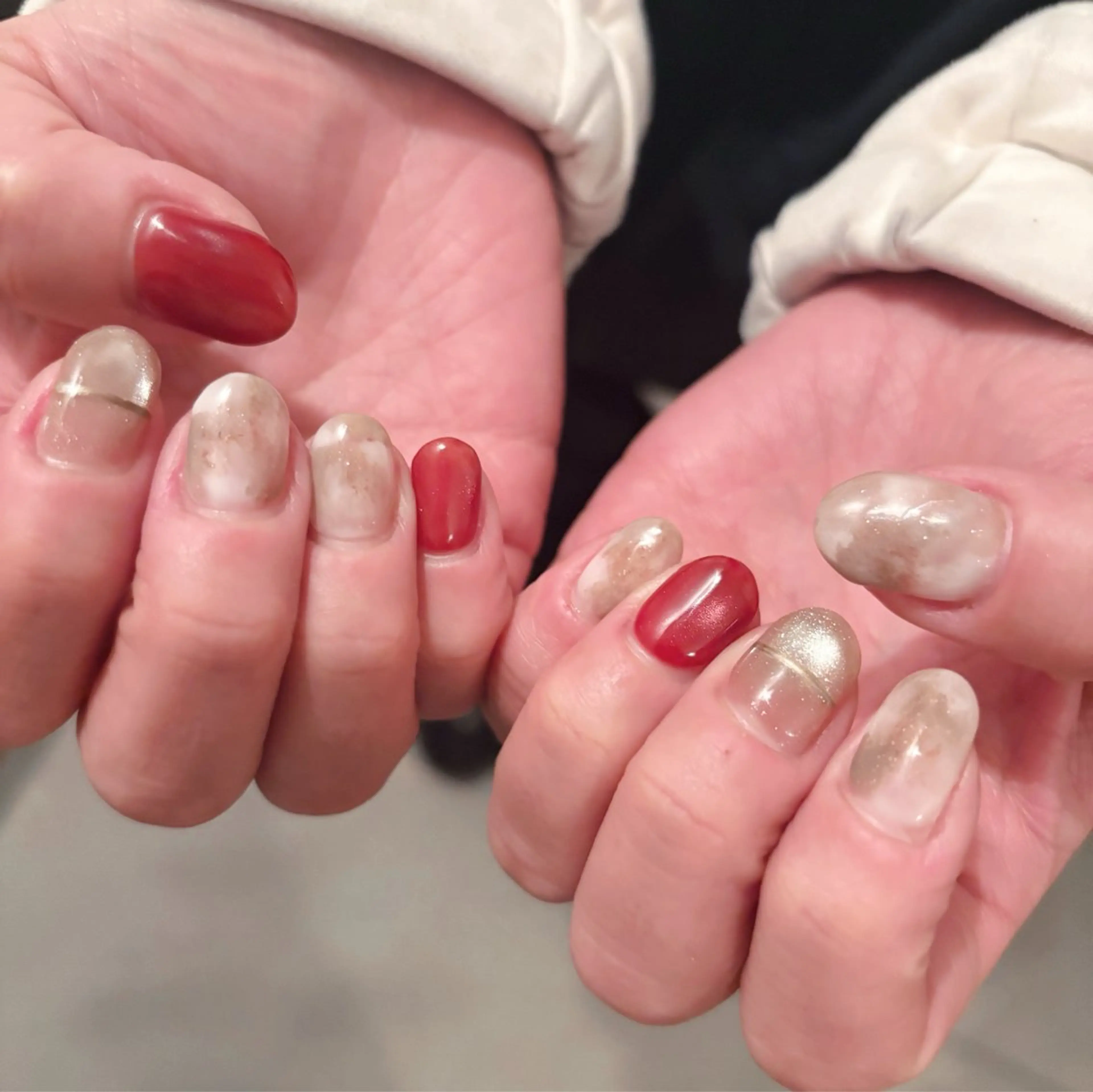 ネイル ニュアンスネイル K Aのネイルデザイン