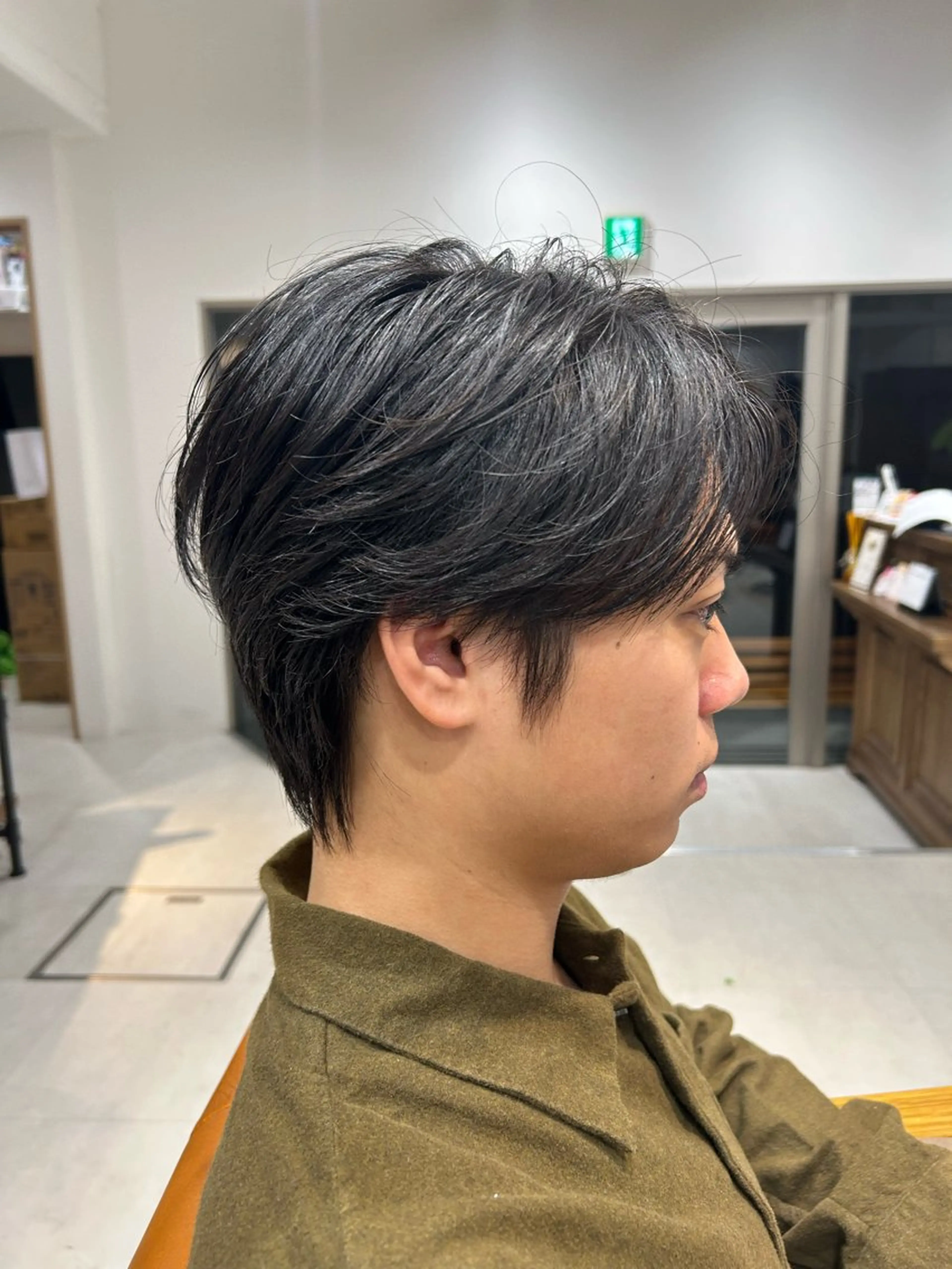 ショート メンズ カット 山﨑 燦人のヘアスタイル