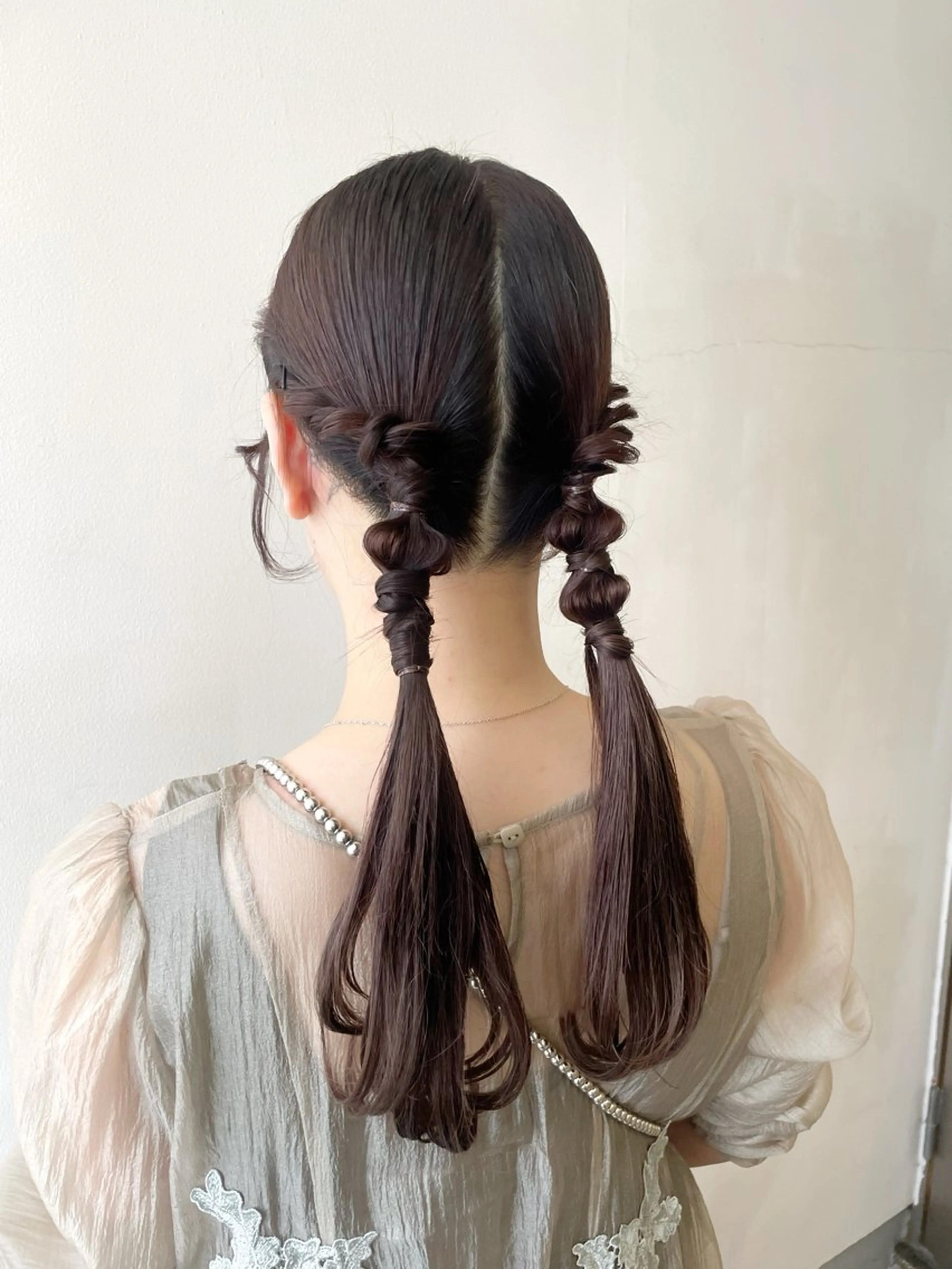 ロング ヘアアレンジ ヘアセット ✨透明感ケアカラー✨ 長野ゆきなのヘアスタイル