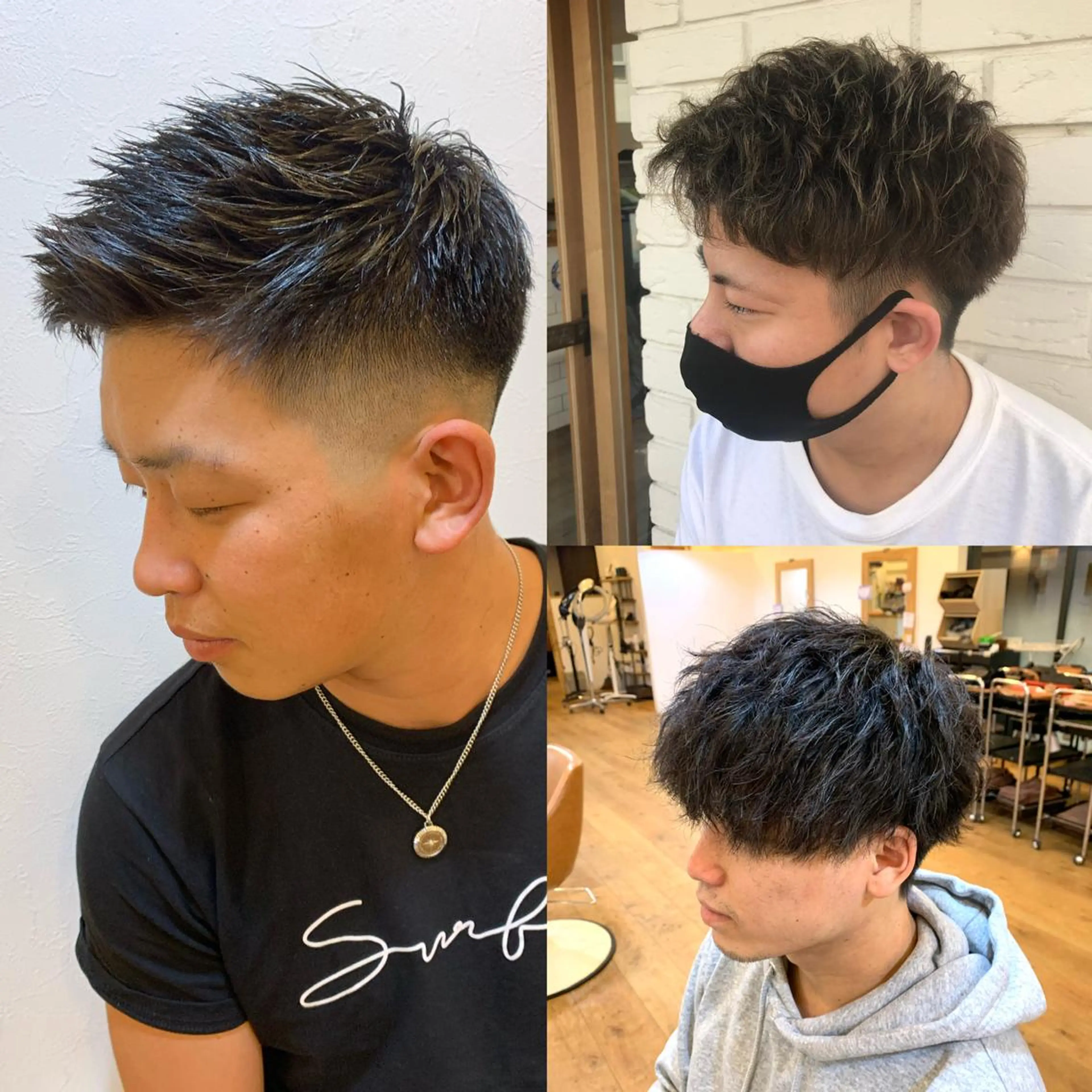 カラー パーマ メンズ メンズパーマ カット パーマ トリートメント 🎗秋山勇/ GEAR.代表のヘアスタイル