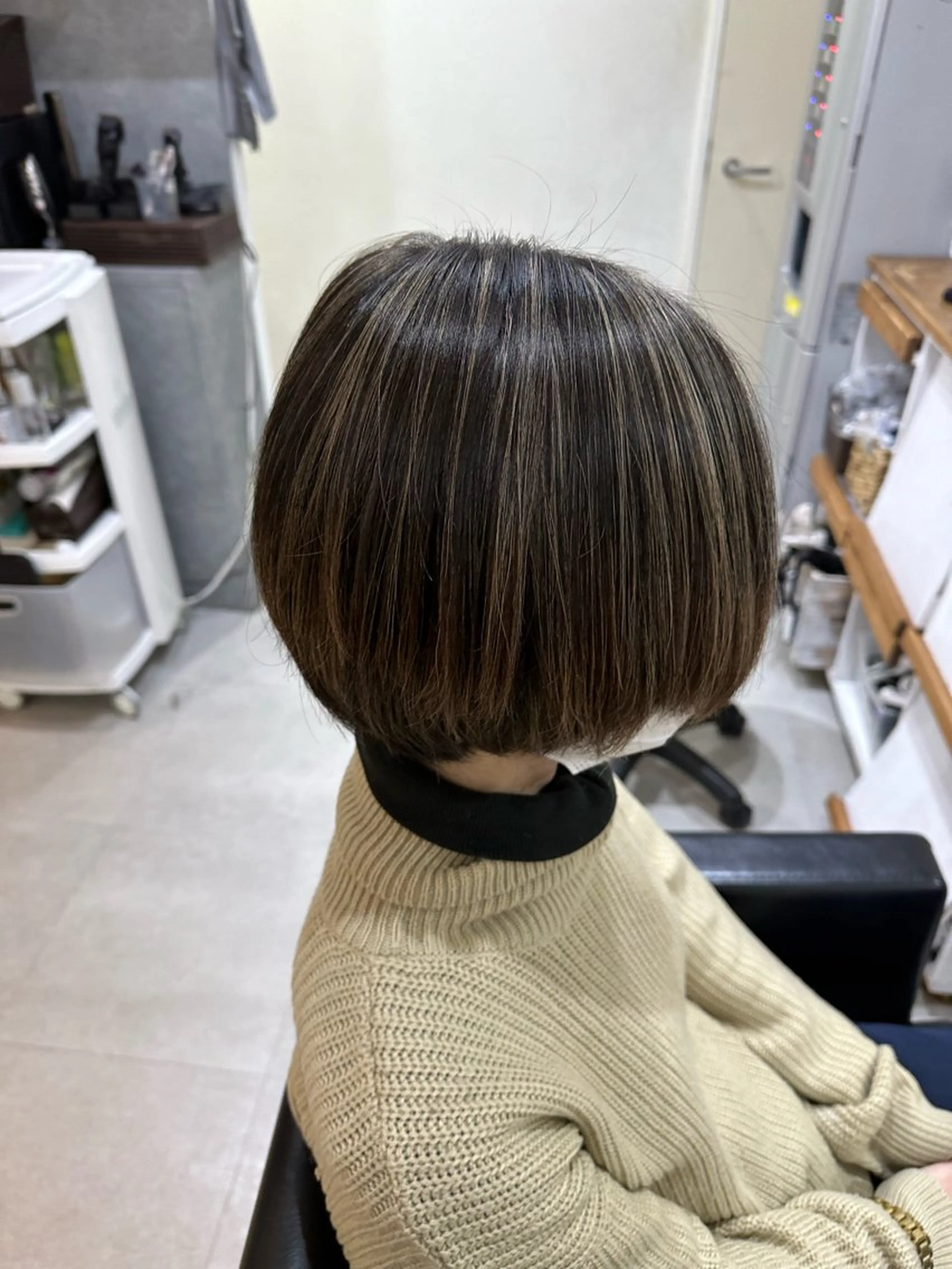 カラー 🐬脱白髪染めカラー 清水大世🐬のヘアスタイル