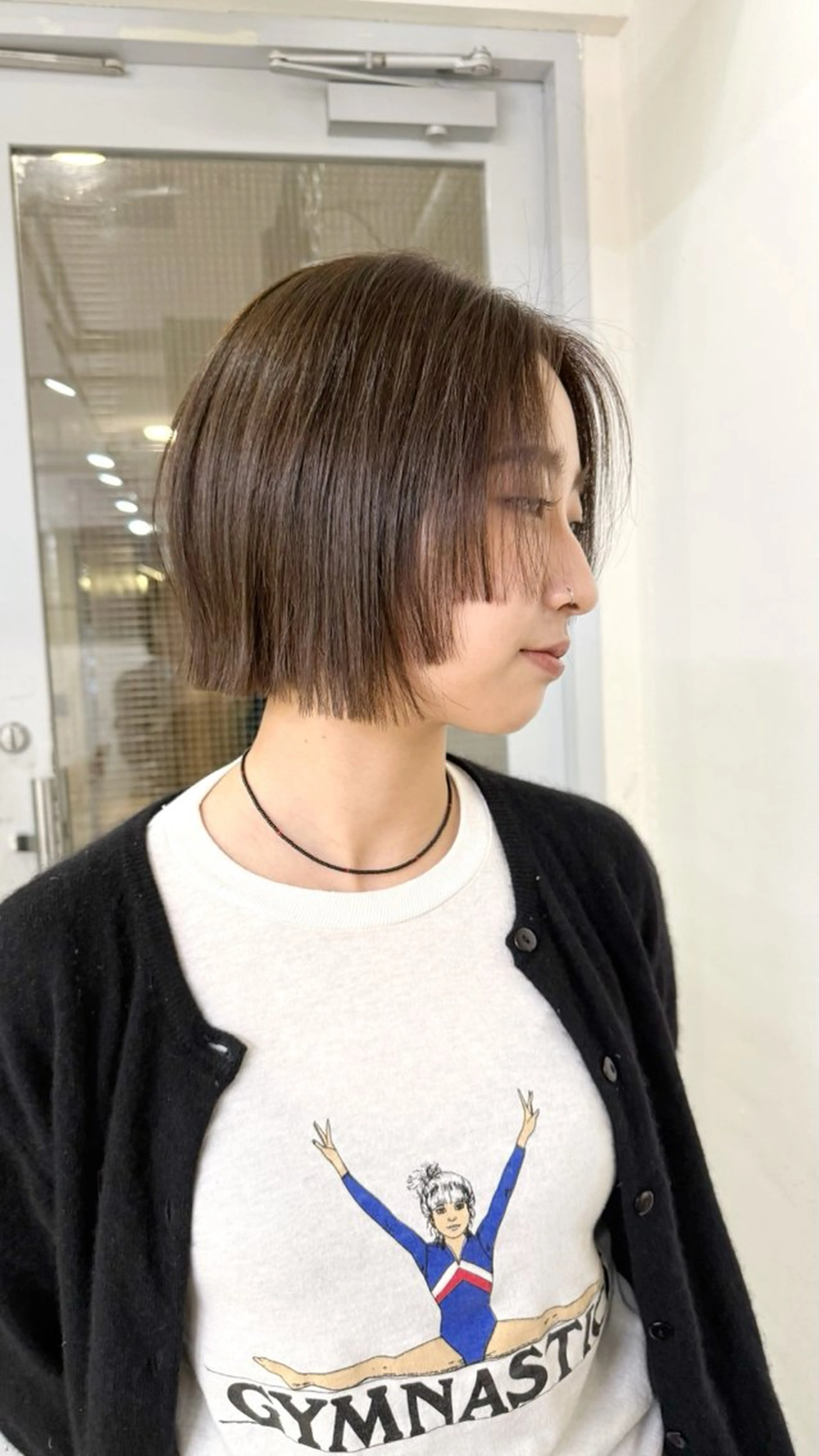 ショート カラー カット ヘアカラー ‎♡アヤメ/レイヤー ボブ♡渋谷のヘアスタイル