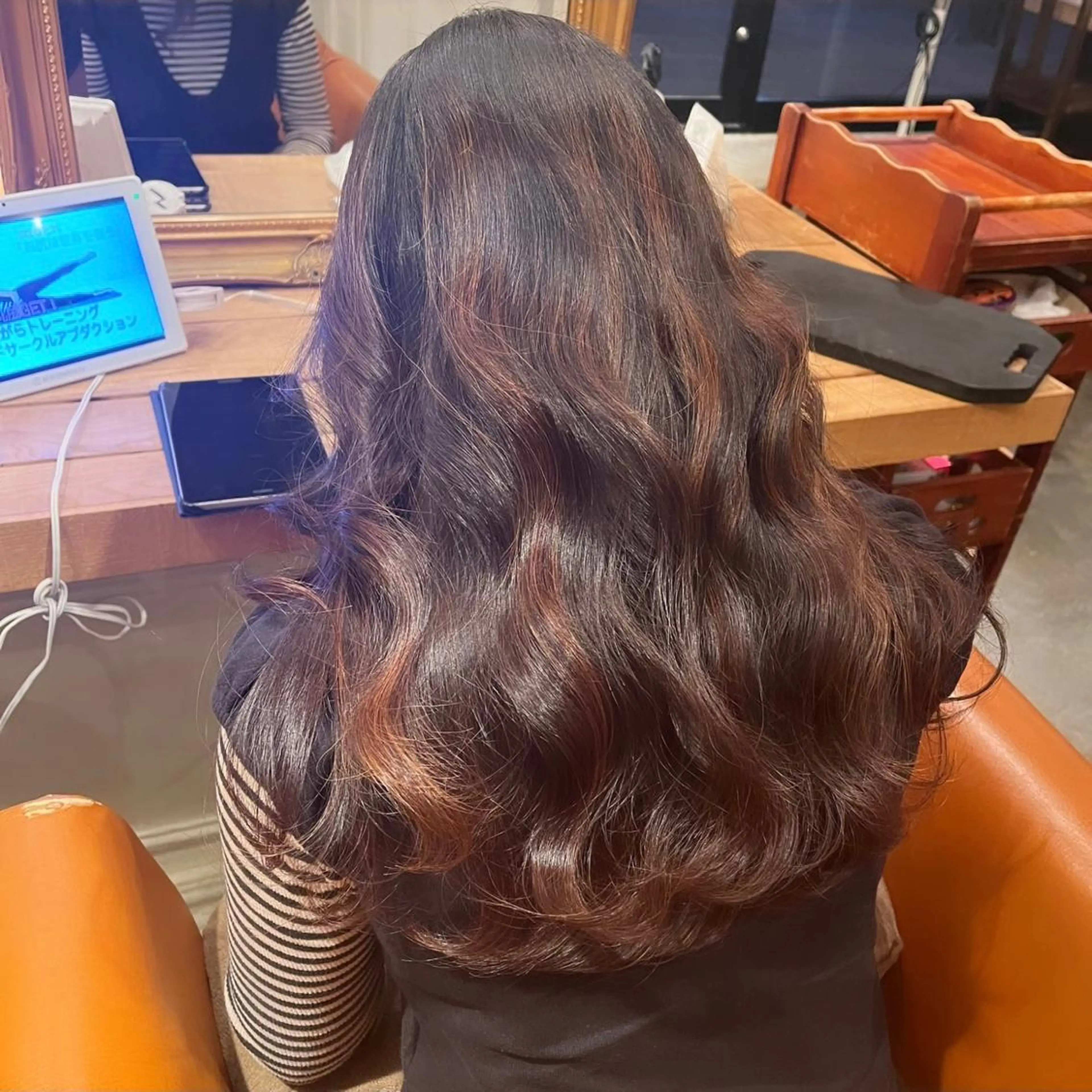 セミロング 髪質改善/shuki 韓国/代表取締役のヘアスタイル