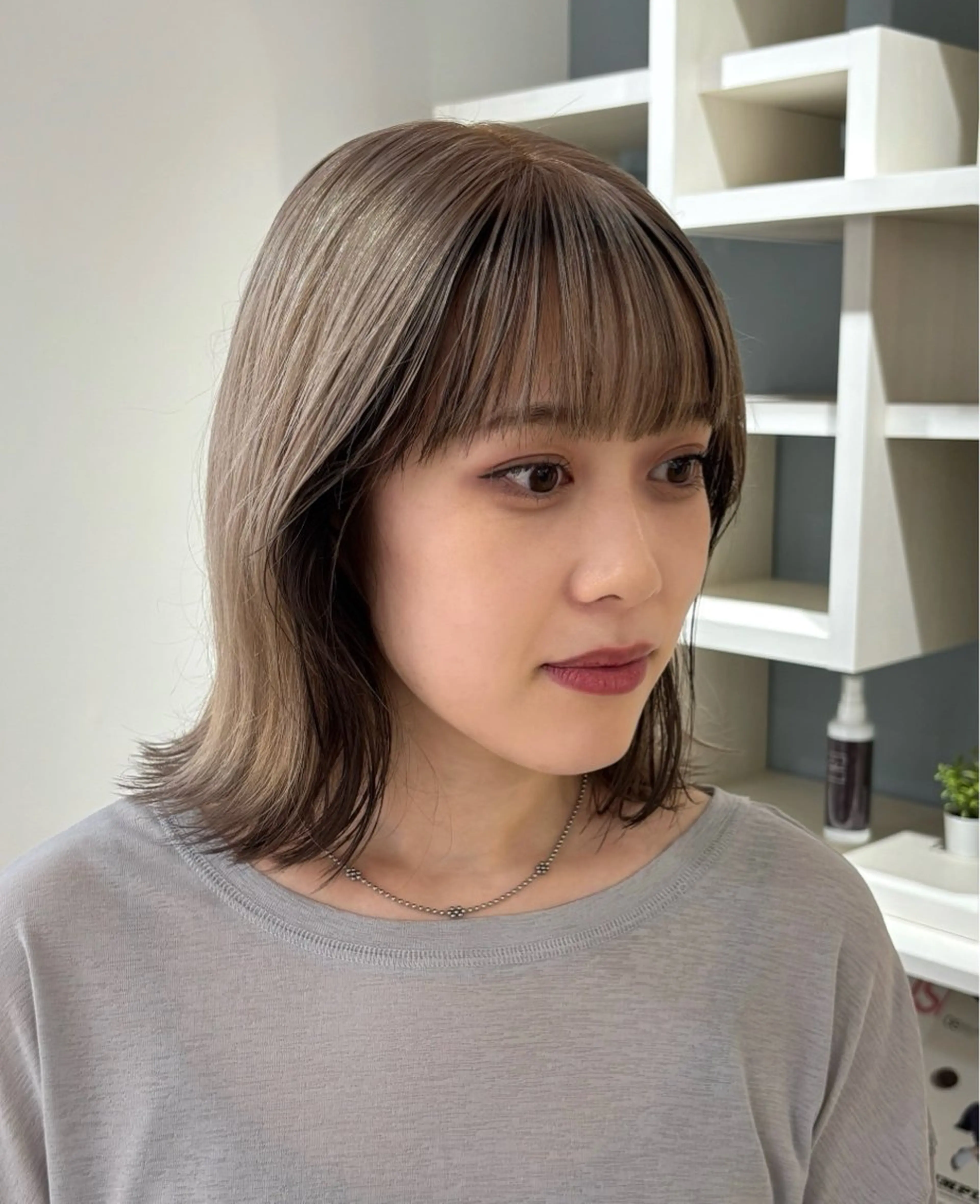 ミディアム 『大西　陸』 透明感color🔆のヘアスタイル