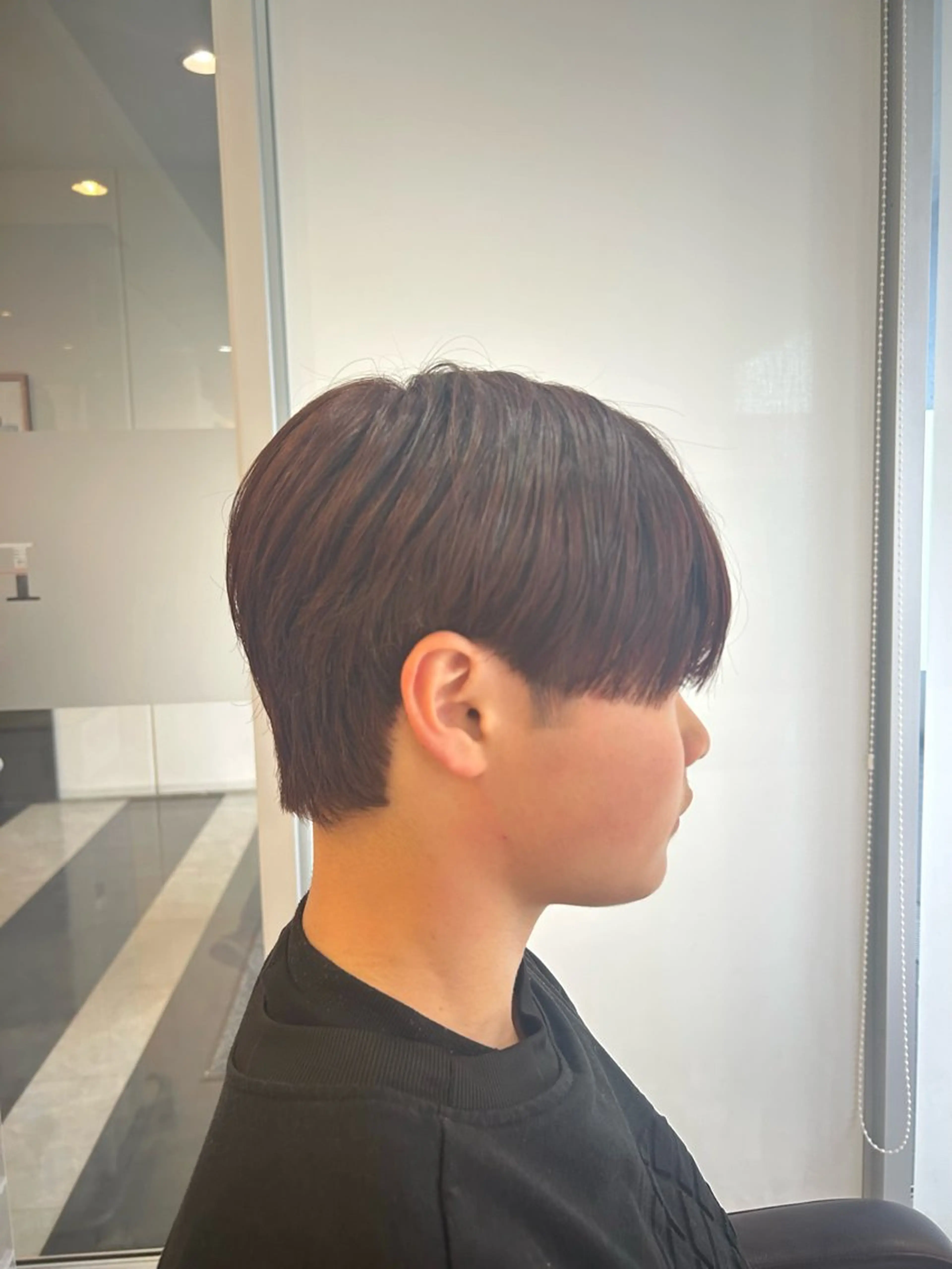 ショート カラー メンズ マッシュ 刈り上げ カット ヘアカラー メンズカット 💇原一樹のヘアスタイル