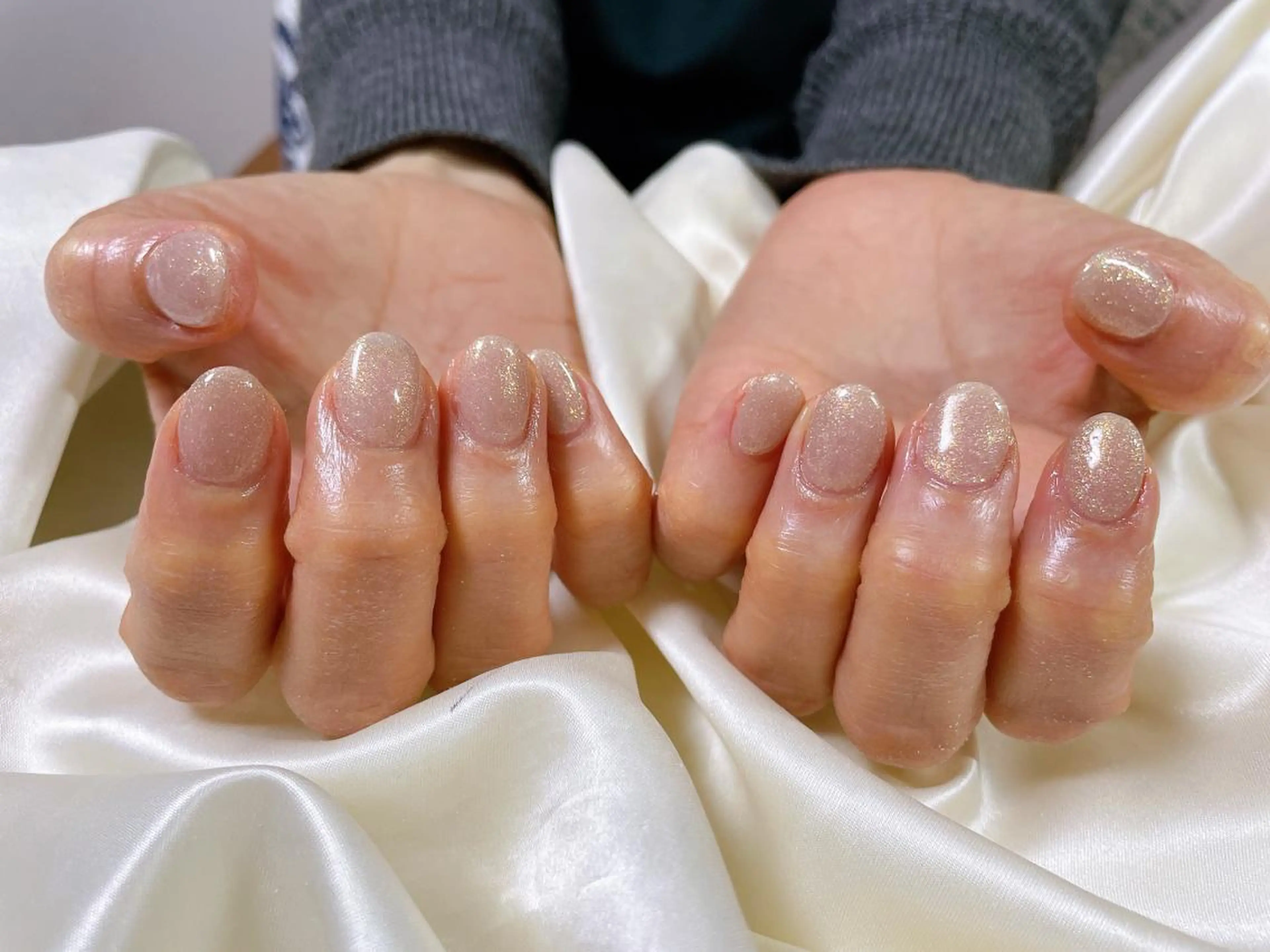 ネイル ラメ(グリッター) ハンドネイル mogunail &blowのネイルデザイン