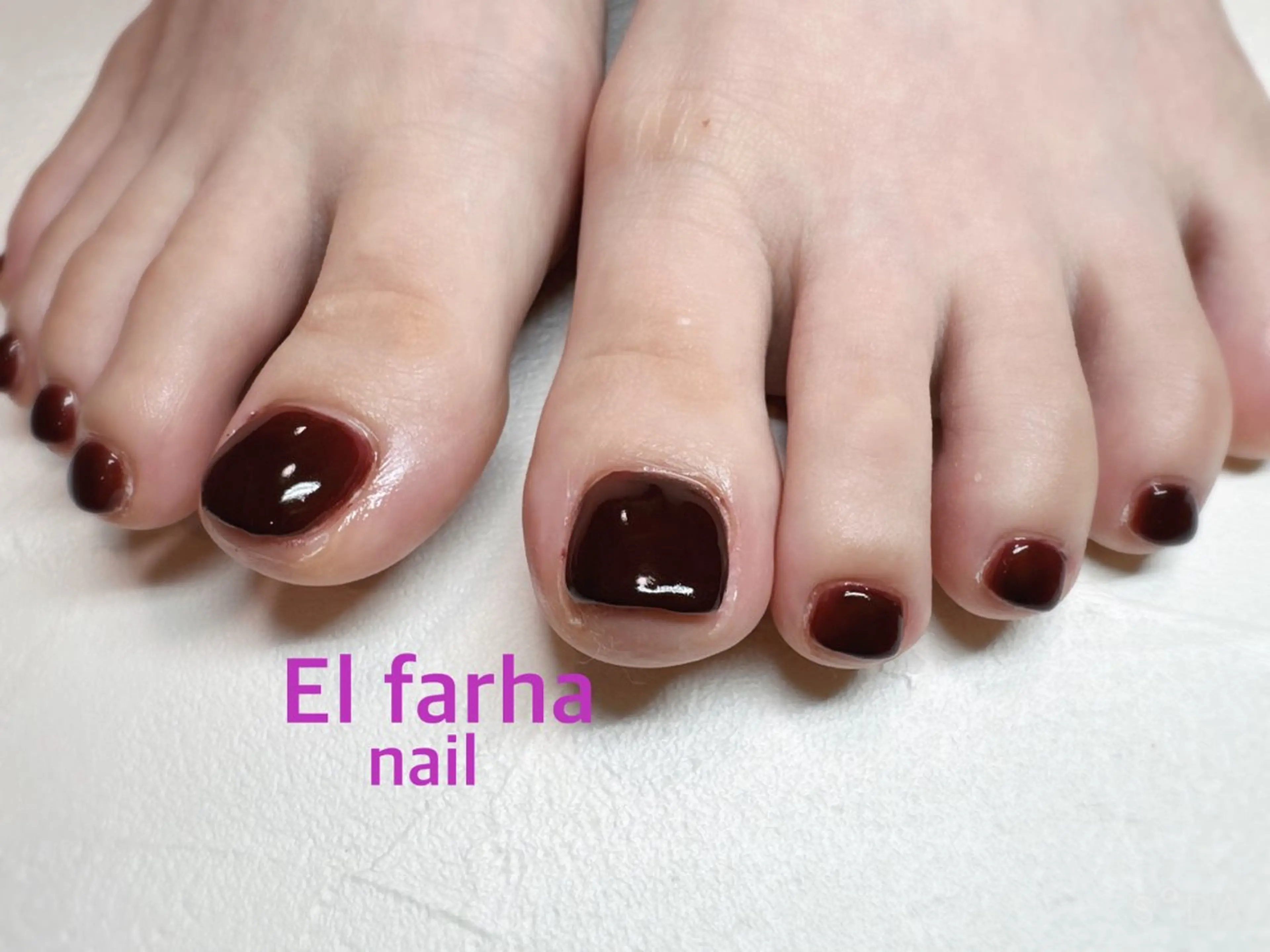 ネイル フットネイル El  Farha nailのネイルデザイン