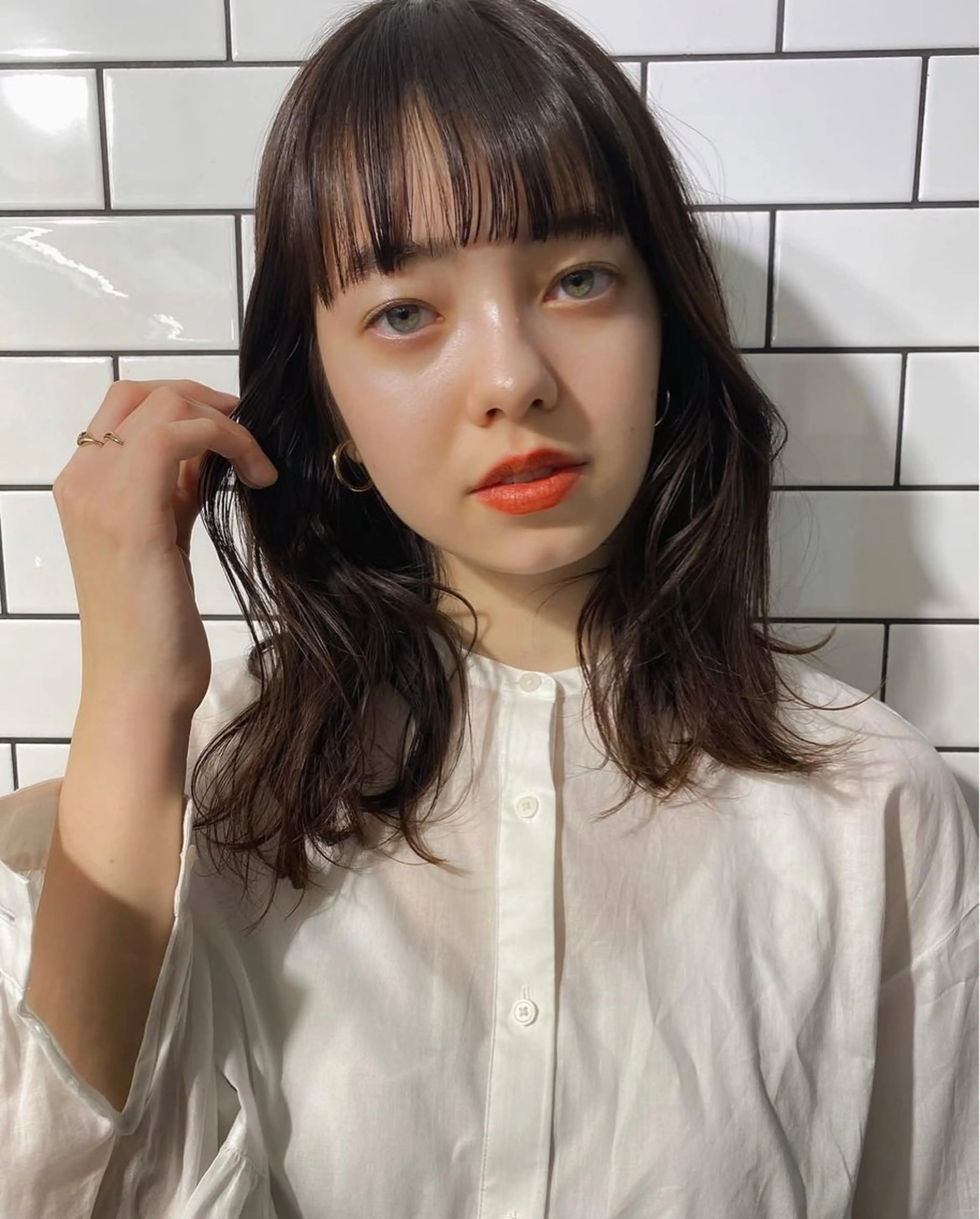 カラー 透明感カラー/ 鶴田 爽一郎のヘアスタイル