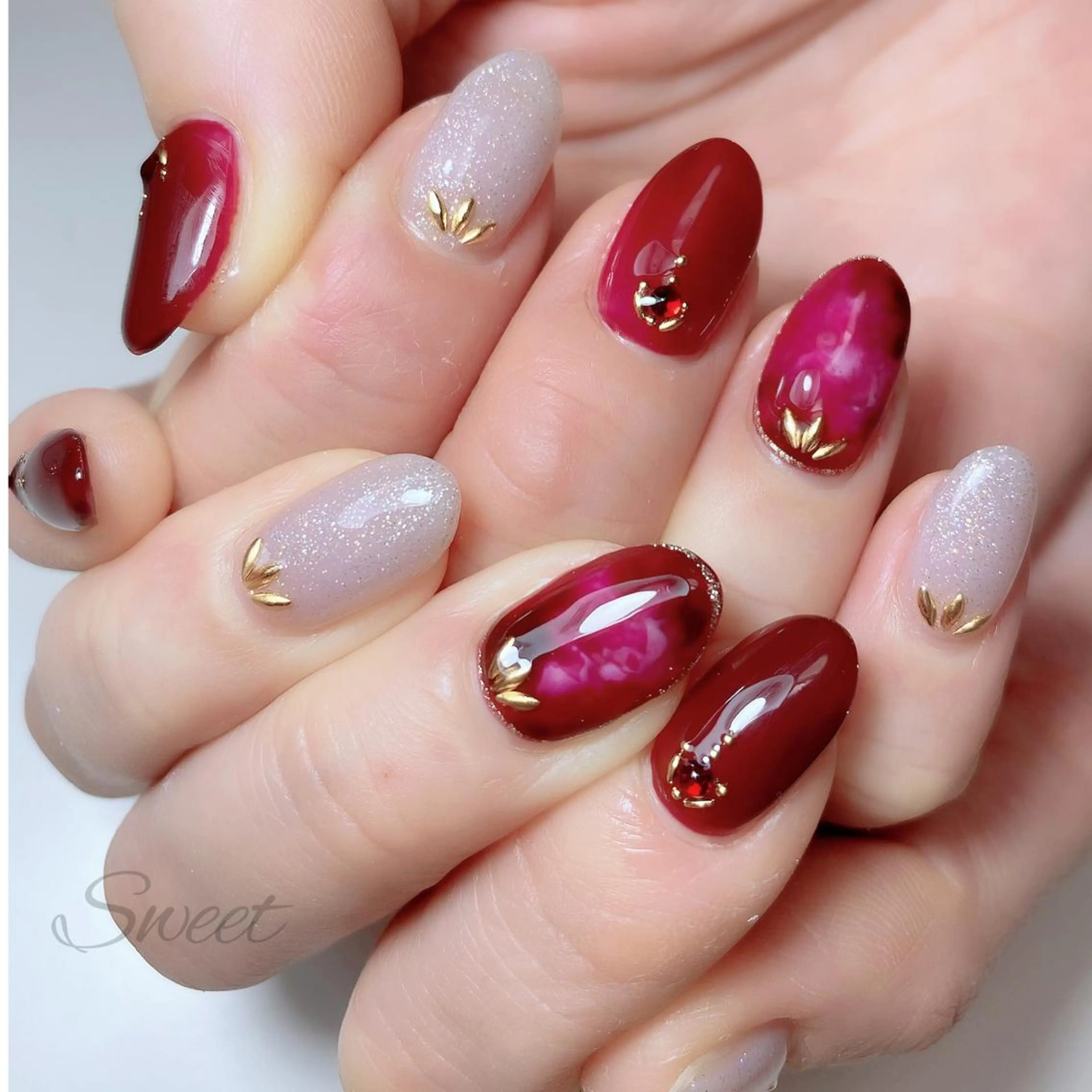 ネイル sweet 仲野陽子のネイルデザイン