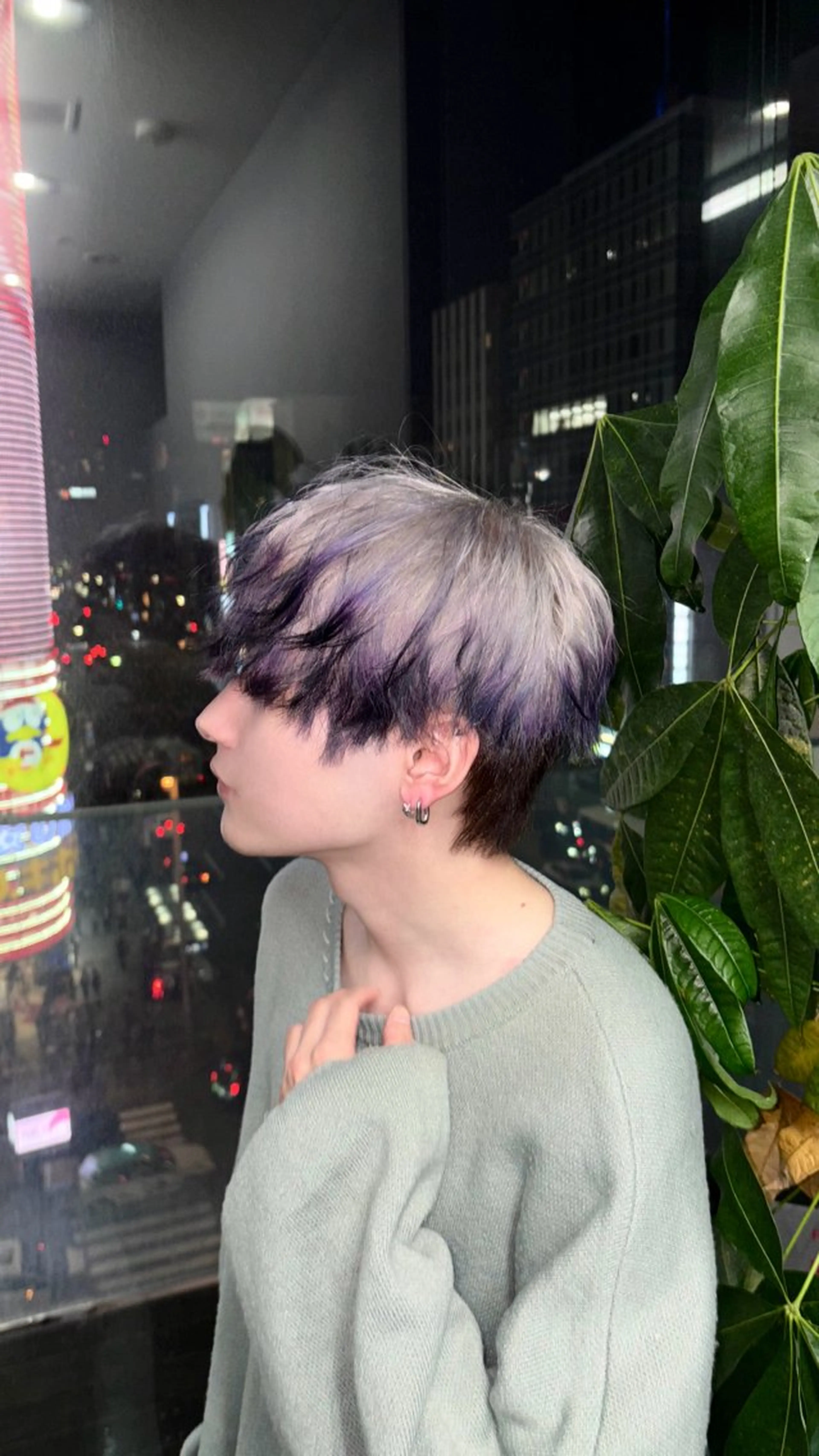 カラー ヘアアレンジ メンズ メンズウルフ🐺♡ ブリーチ♡ヘアメ🎀のヘアスタイル