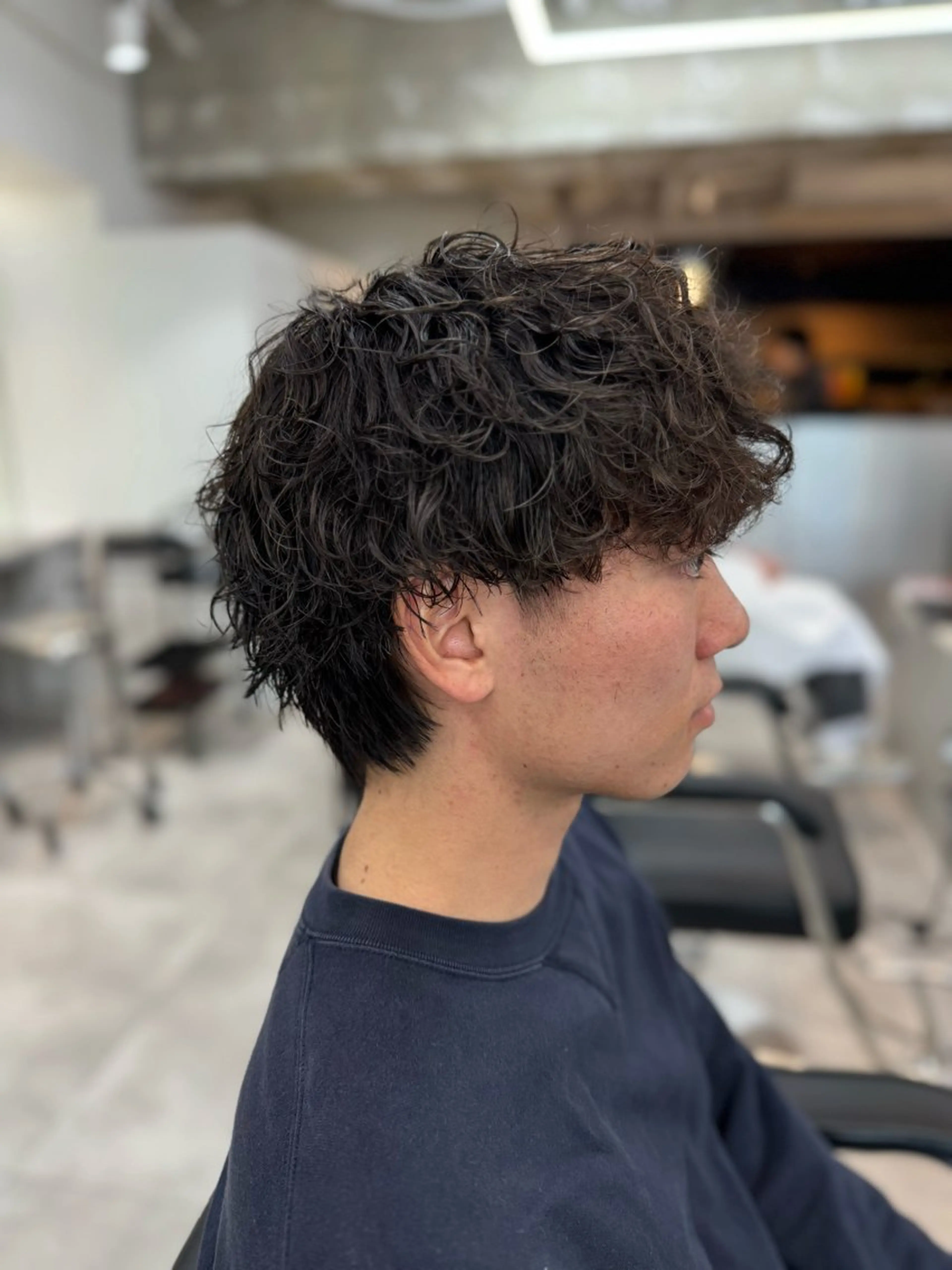 パーマ メンズ フェザーパーマ メンズパーマ スペインカール 波巻きパーマ ニュアンスパーマ カット パーマ 大宮/メンズパーマ 関勇也のヘアスタイル